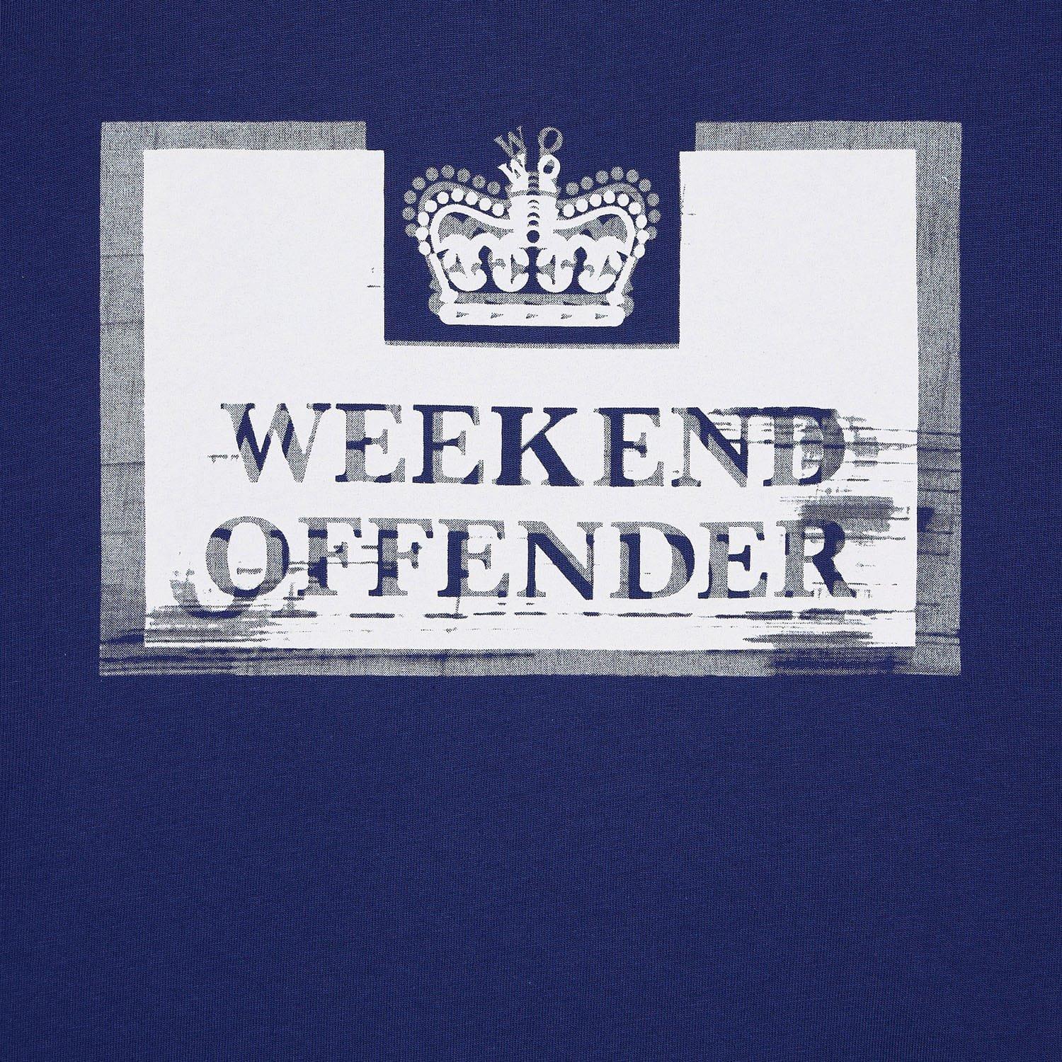 Blue - Weekend Offender - Bonpensiero Graphic T-Shirt - 5