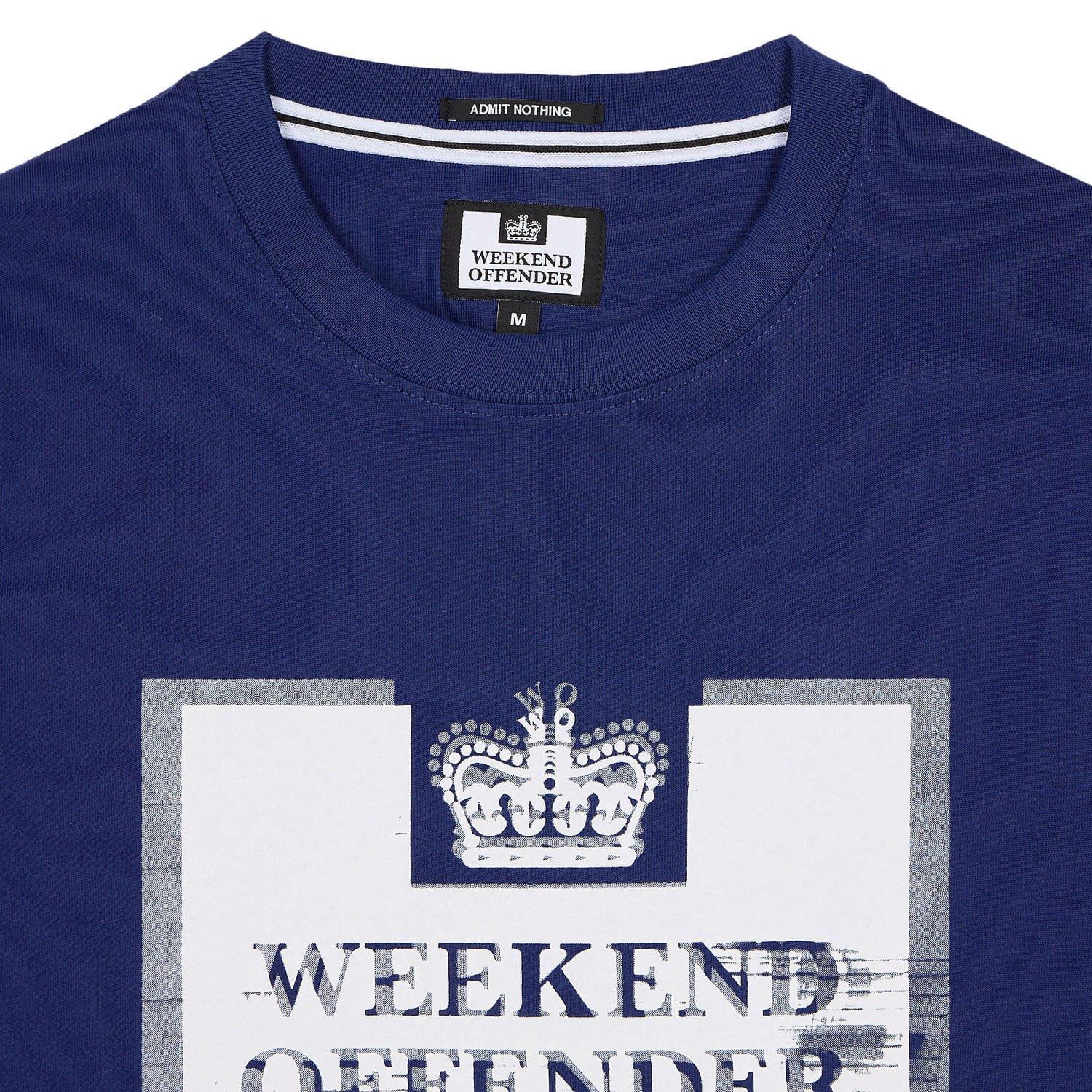 Blue - Weekend Offender - Bonpensiero Graphic T-Shirt - 6