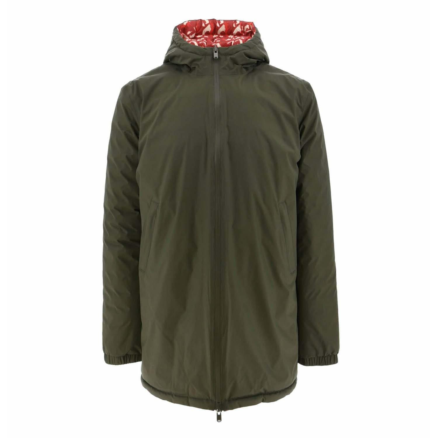 Green Red - JOTT - Amsterdam Reversible Puffer Jacket - 1