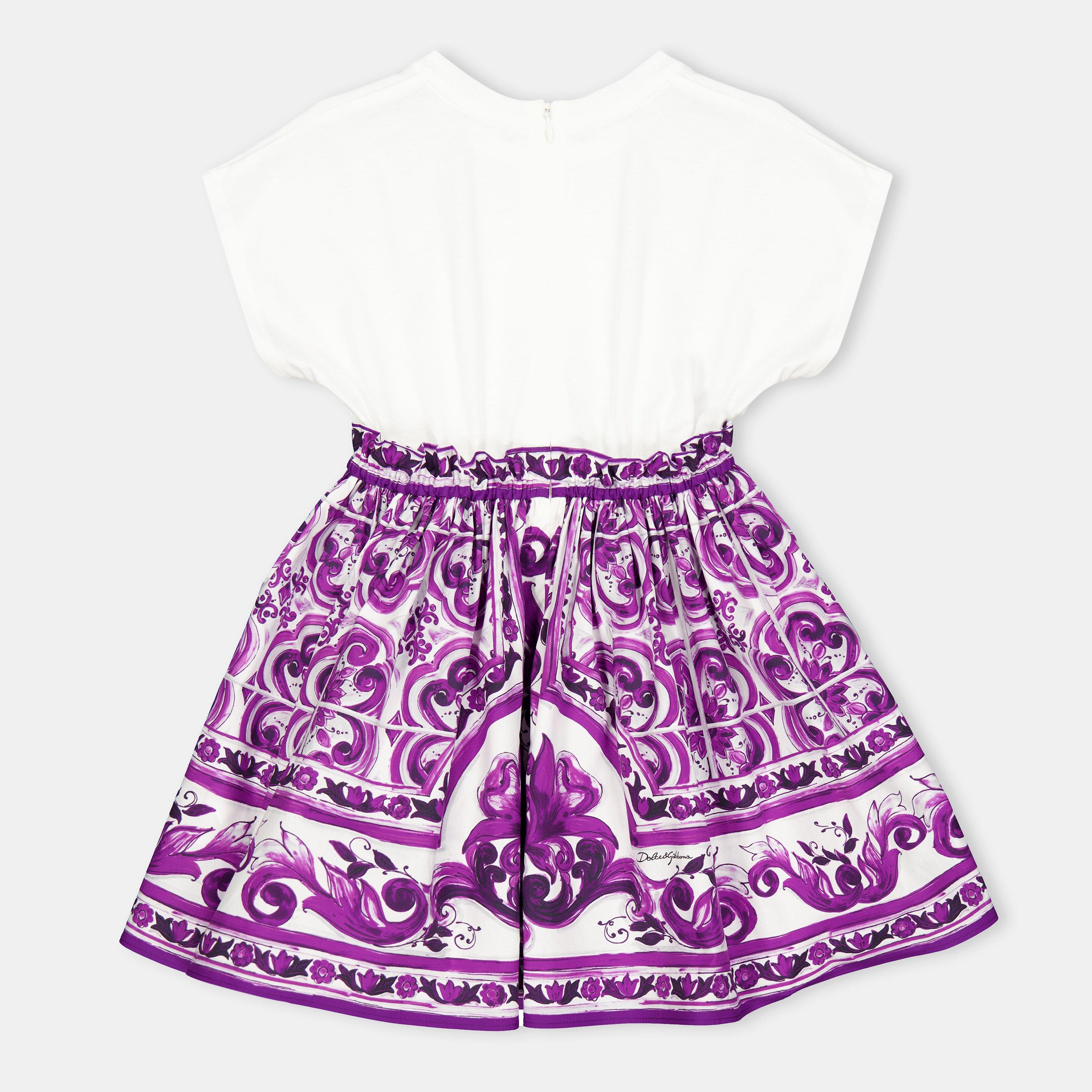Purple S9000 - Dolce and Gabbana - Kids' T-Shirt Dresses - 2