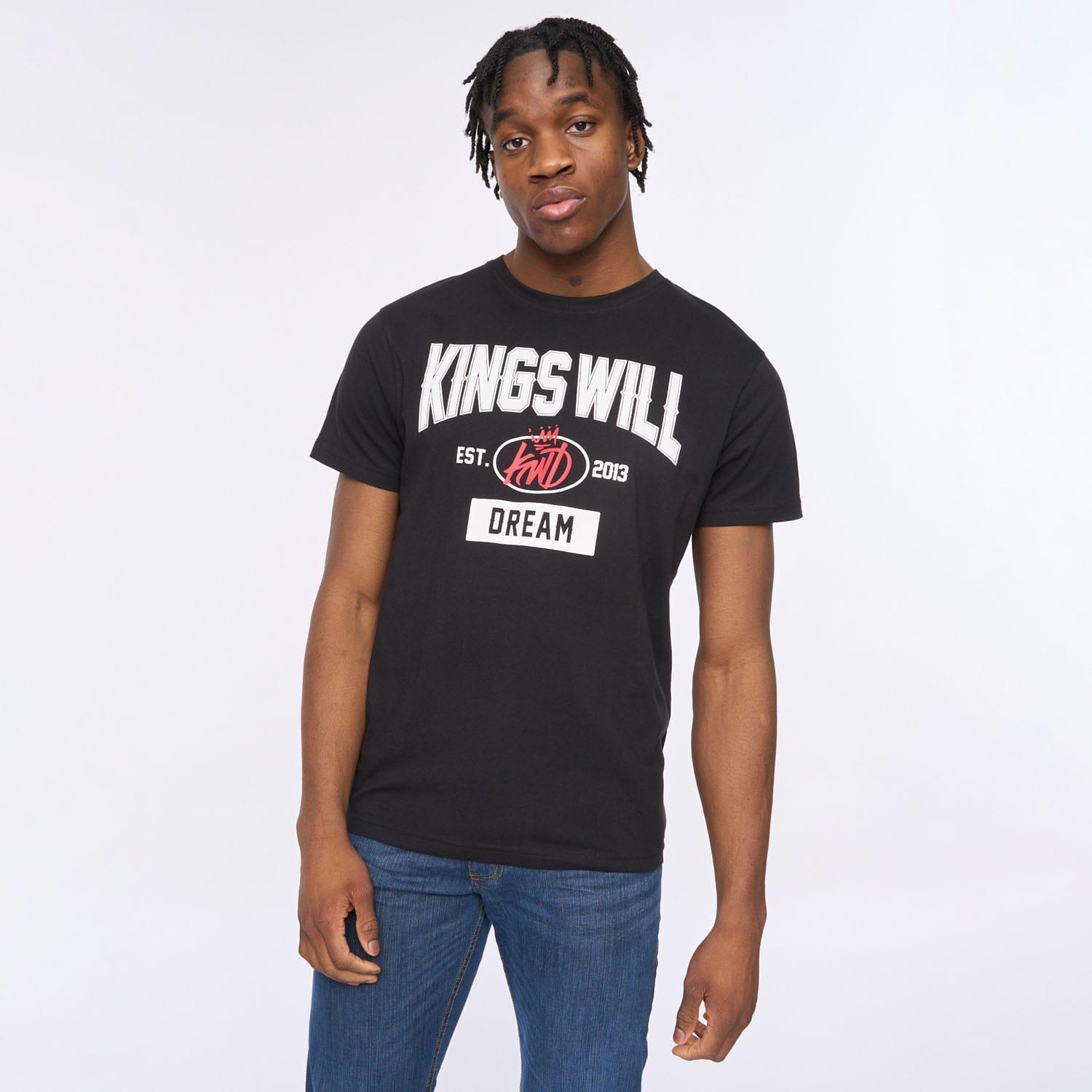 Kings Will Dream Men's Knockout T-Shirt - Black - L