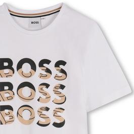 Boss Kids Multi Logo T-Shirt Design