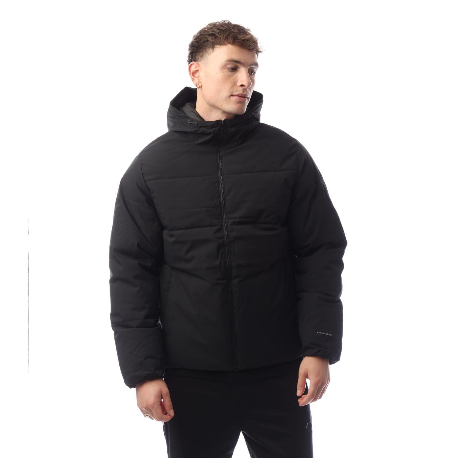Black - Jack and Jones - Brady Hooded Jacket - 1