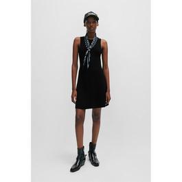 Hugo Sriangla Fit And Flare Sleeveless Dress