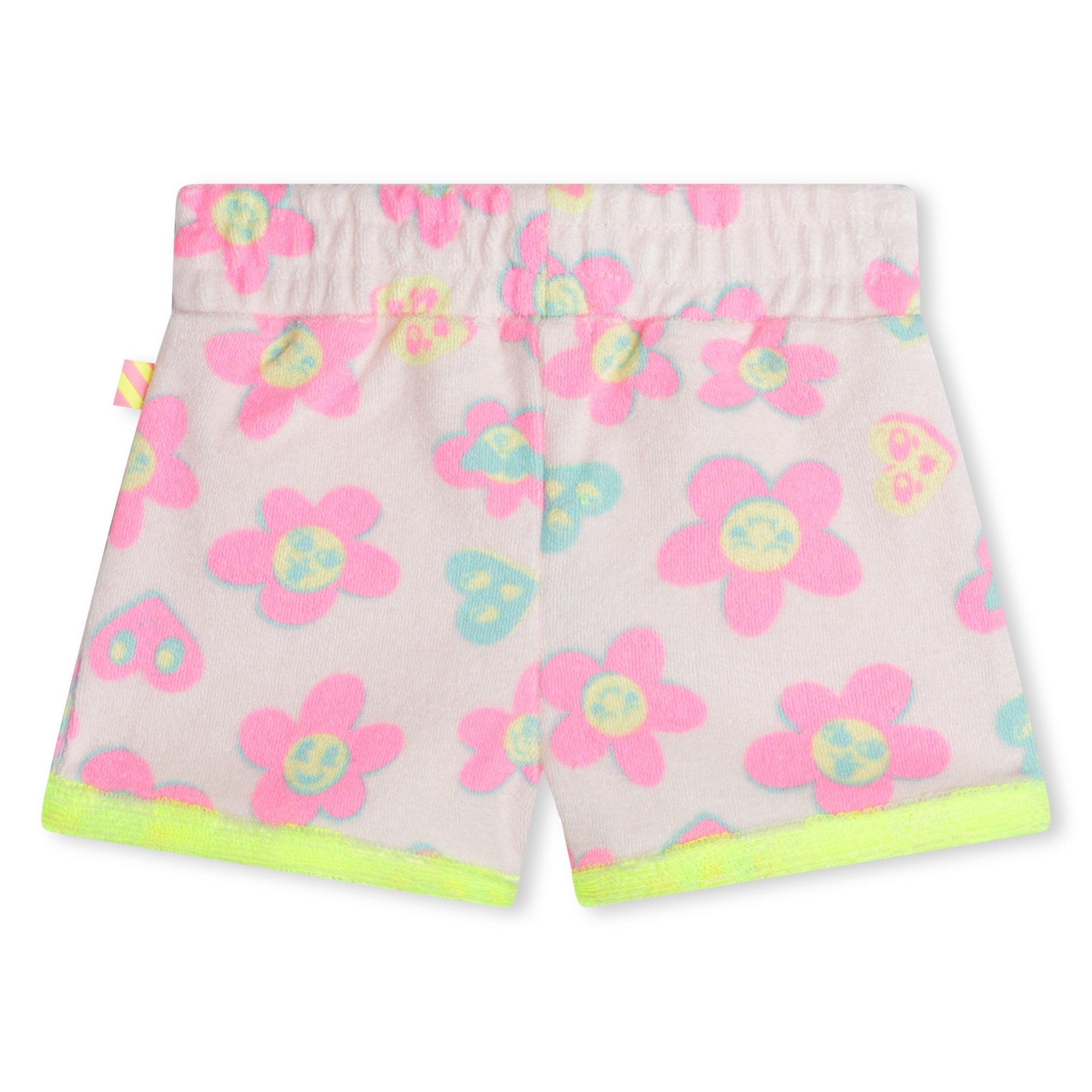 Pale Pink 45S - Billieblush - Kids' Pattern Fleece Jogger Shorts - 2