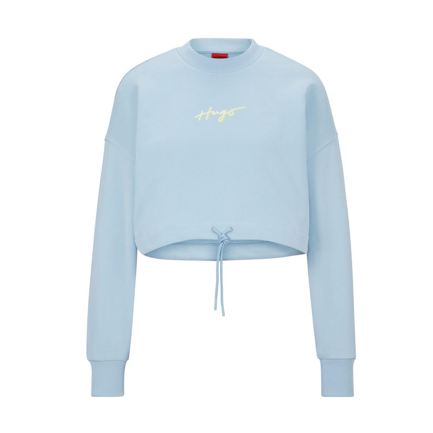 Light Blue - Hugo - Delive Sweatshirt - 4