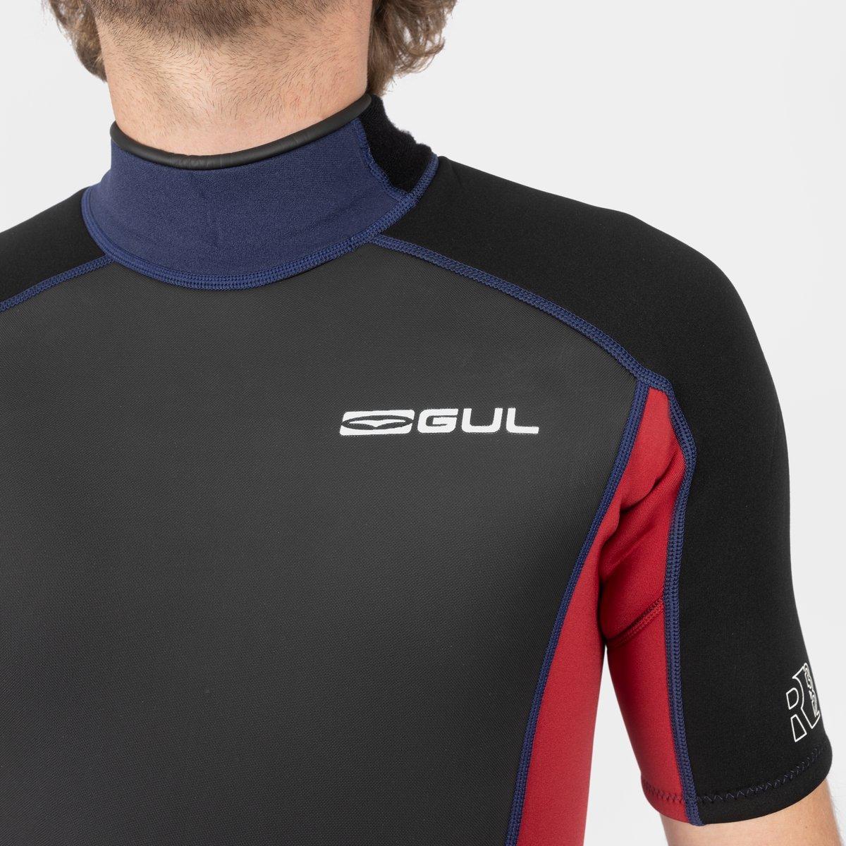 Black - Gul - Response 3/2mm Flatlock Shorty - 4