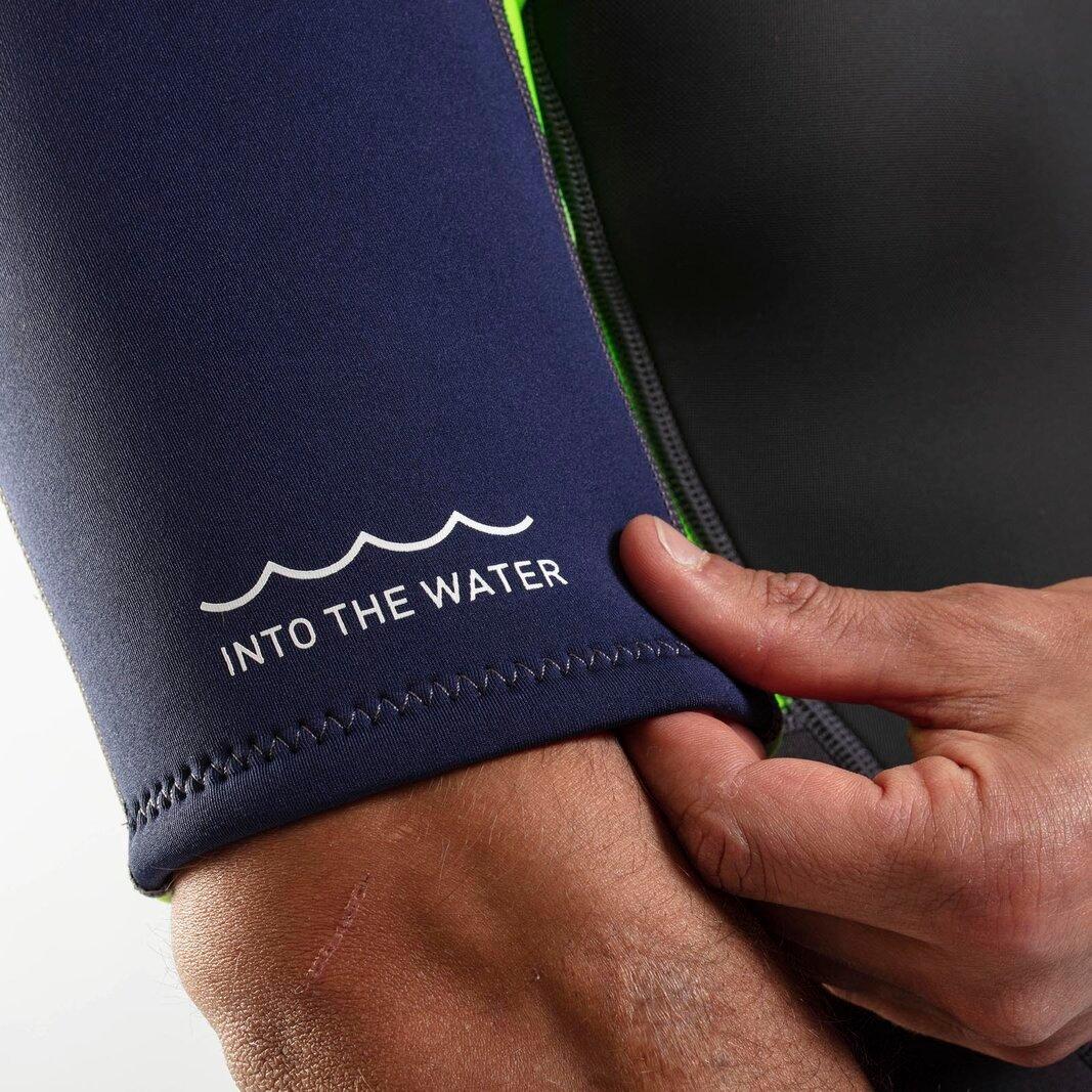 Grey/Sulphur - Gul - Response 3/2mm Flatlock Shorty - 9