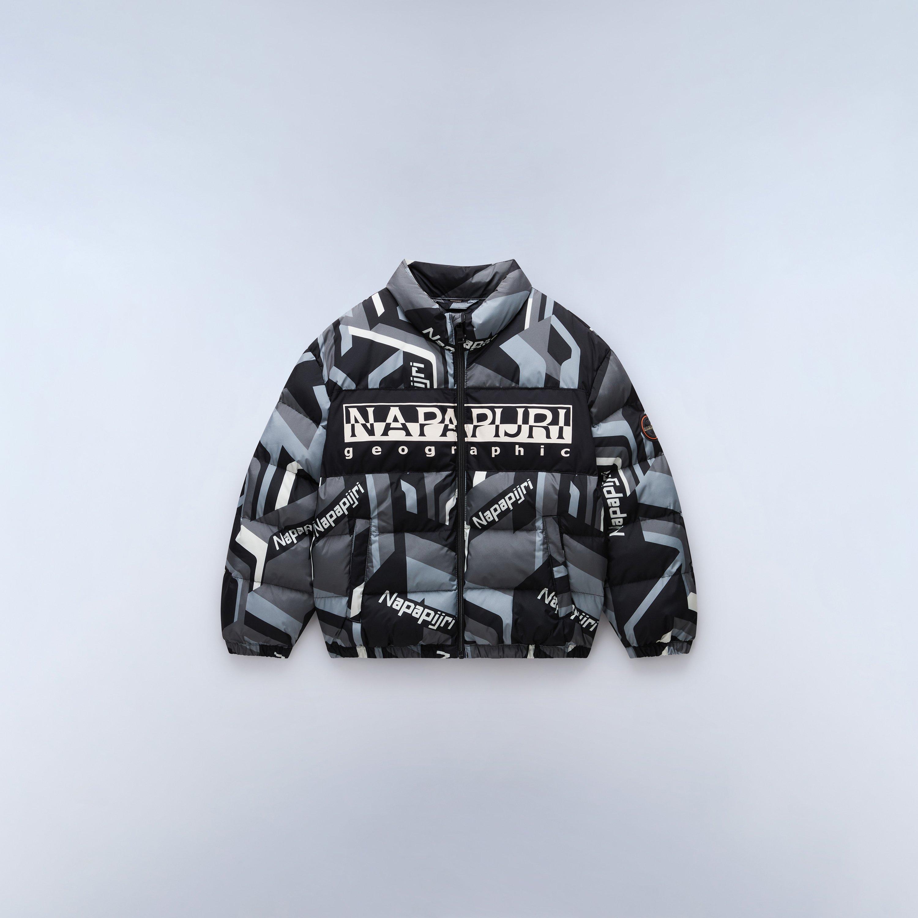 AOP FZN - Napapijri - Kids' Primiero Print THERMO-FIBRE Short Puffer Jacket - 1
