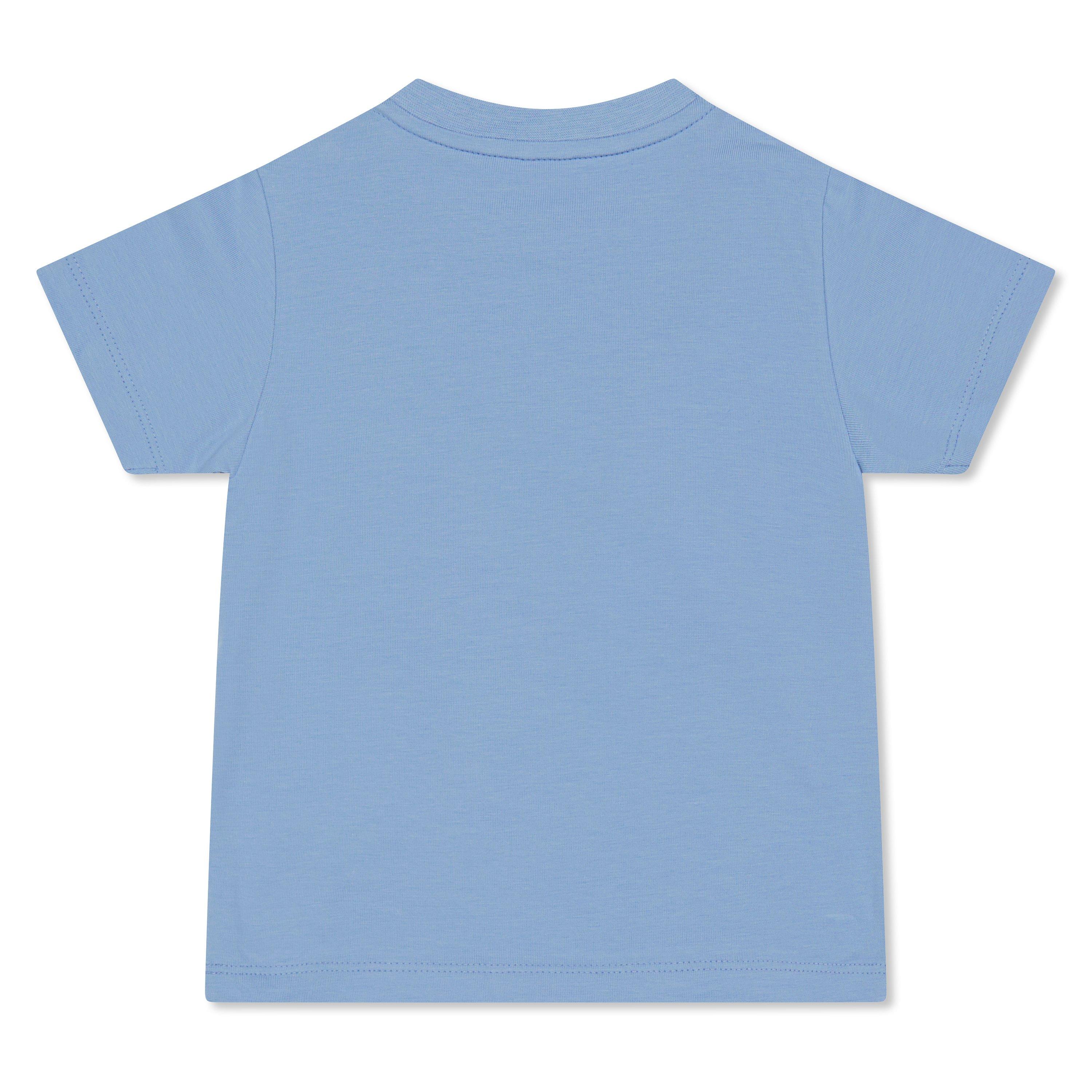 Blue 70Q - Moncler - Kids' Logo T-Shirt - 2