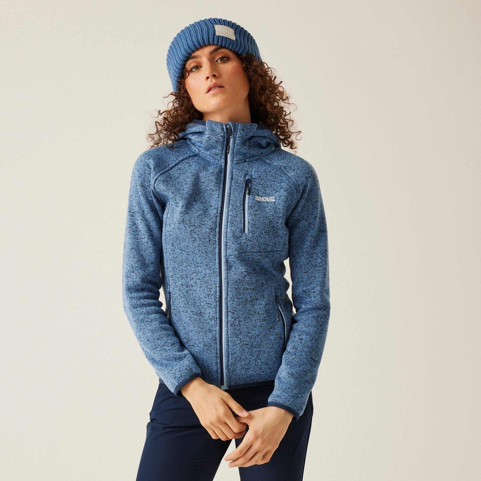 Ctbl(Clrsky) - Regatta - Womens Hooded Newhill Fleece - 8