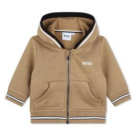 Boss Kids Logo Zipped Hoodie