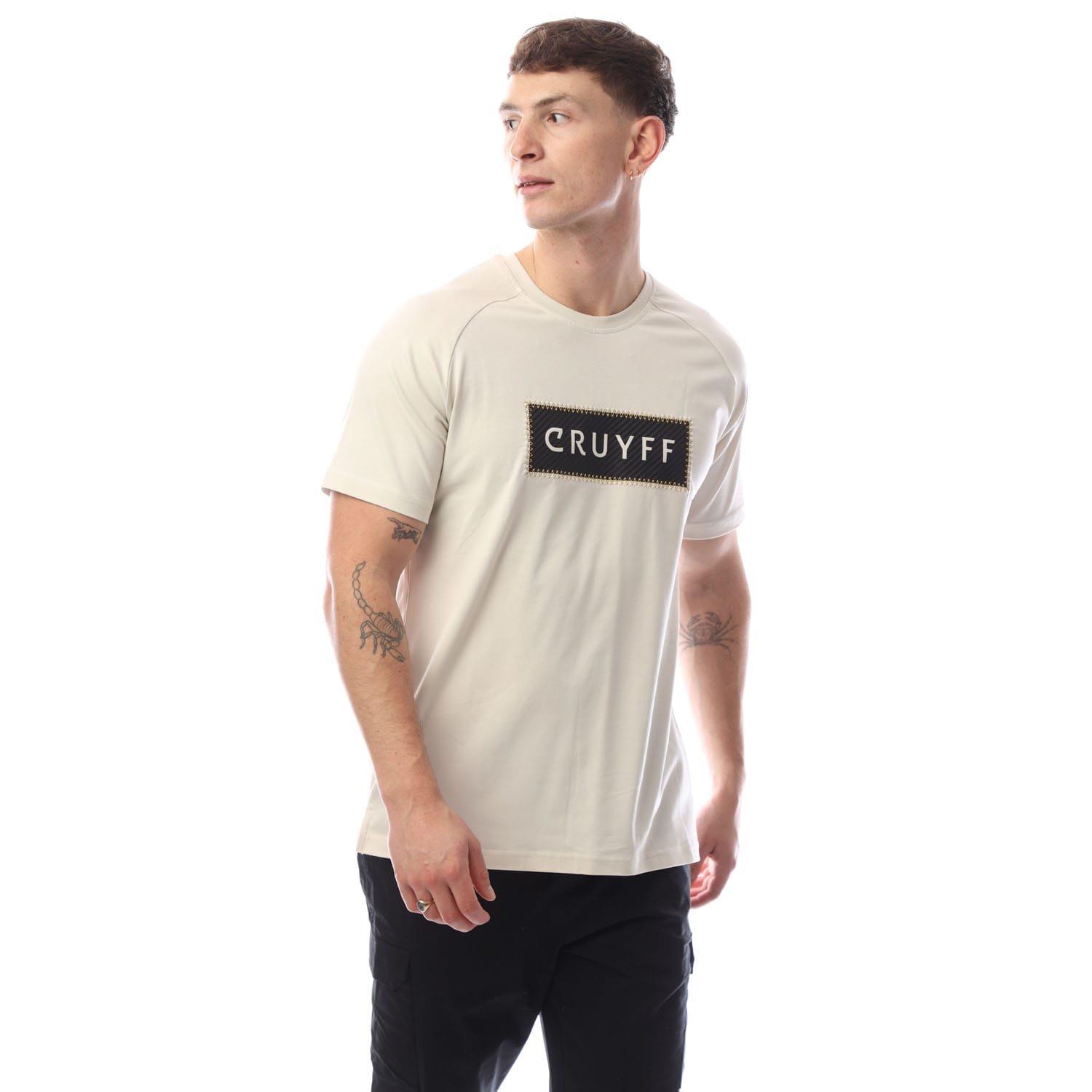 Cream - Cruyff - Fuzeknit Lasercut T-Shirt - 1