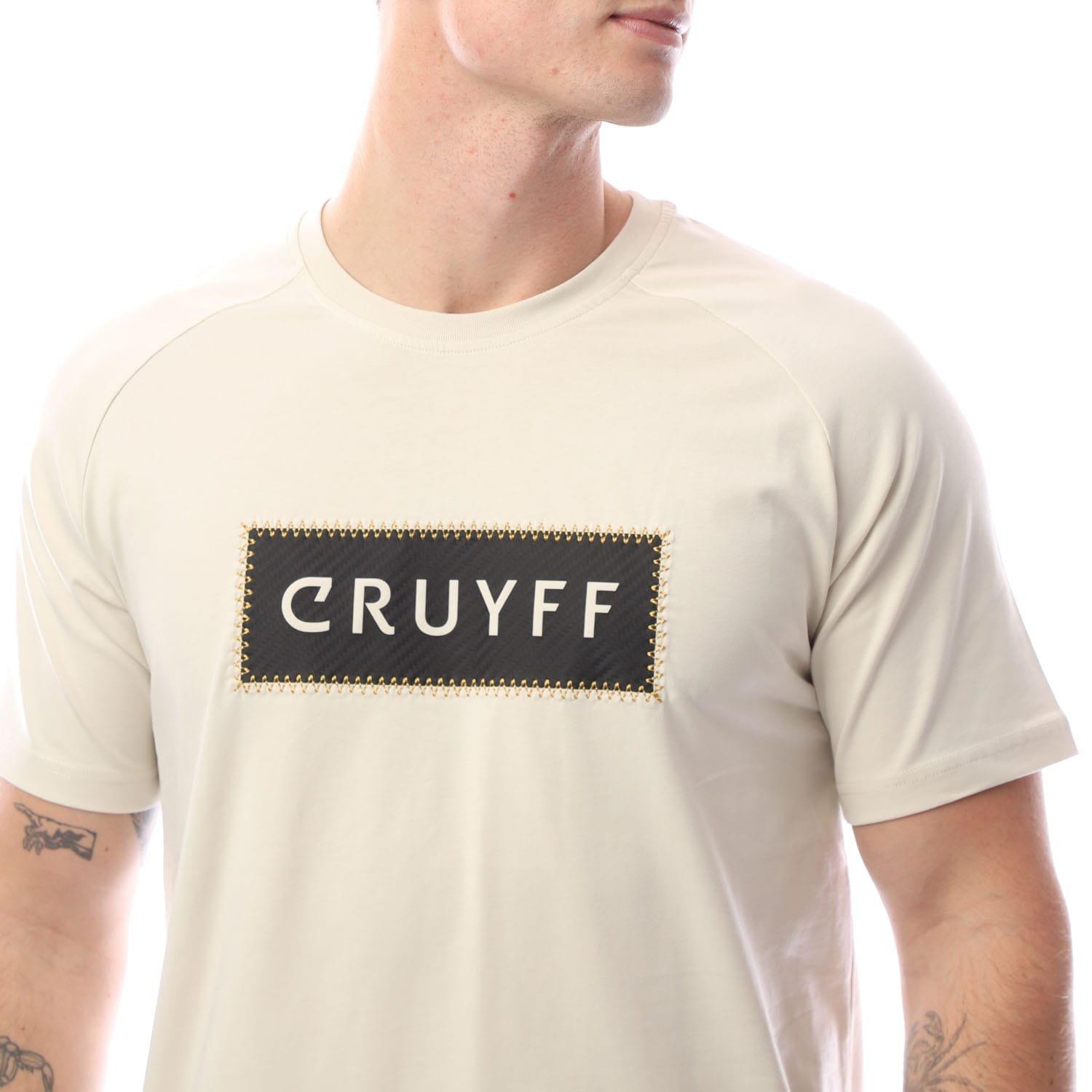Cream - Cruyff - Fuzeknit Lasercut T-Shirt - 2