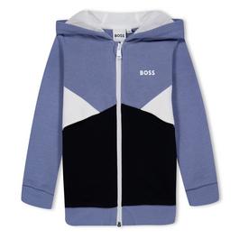 Boss Colourblock Zip Hoodie Infants