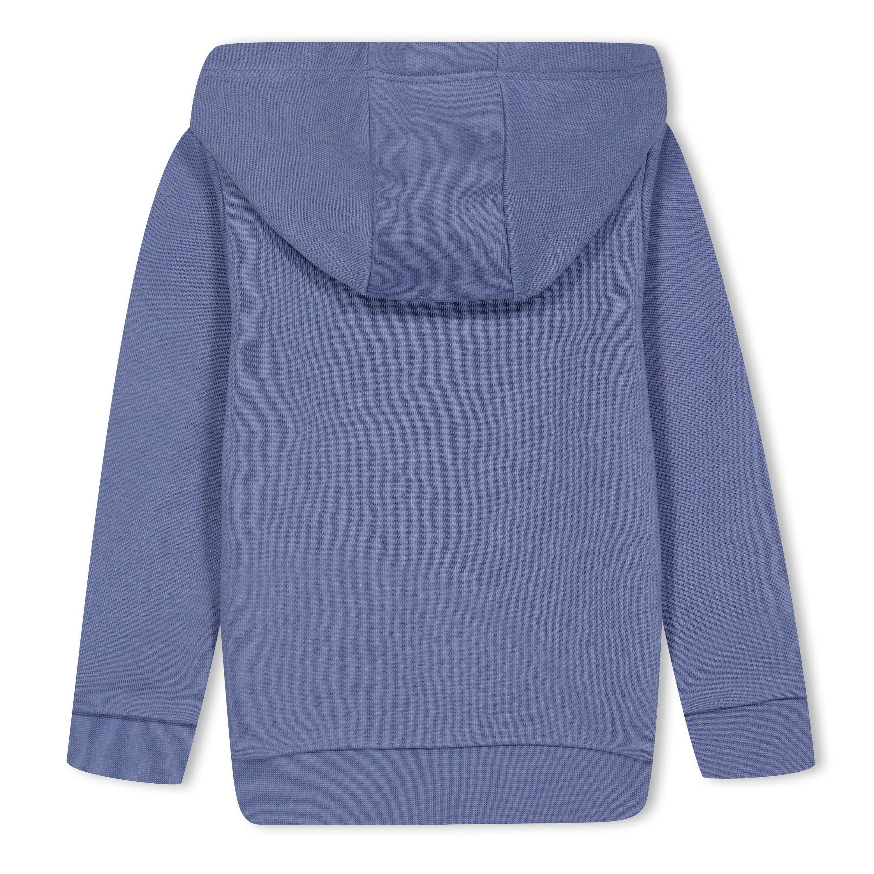 Med Grey 049 - Boss - Kids Colourblock Zip Hoodie, Colourblock Design - 2