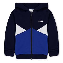 Boss Colourblock Zip Hoodie Infants