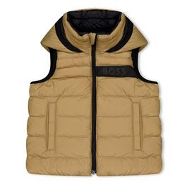 Boss Reversible Puffer Gilet Infants