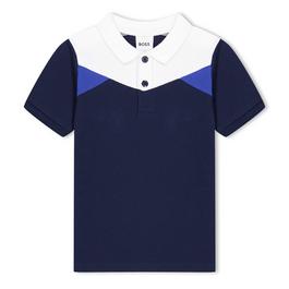 Boss Kids Block Short-Sleeve Polo