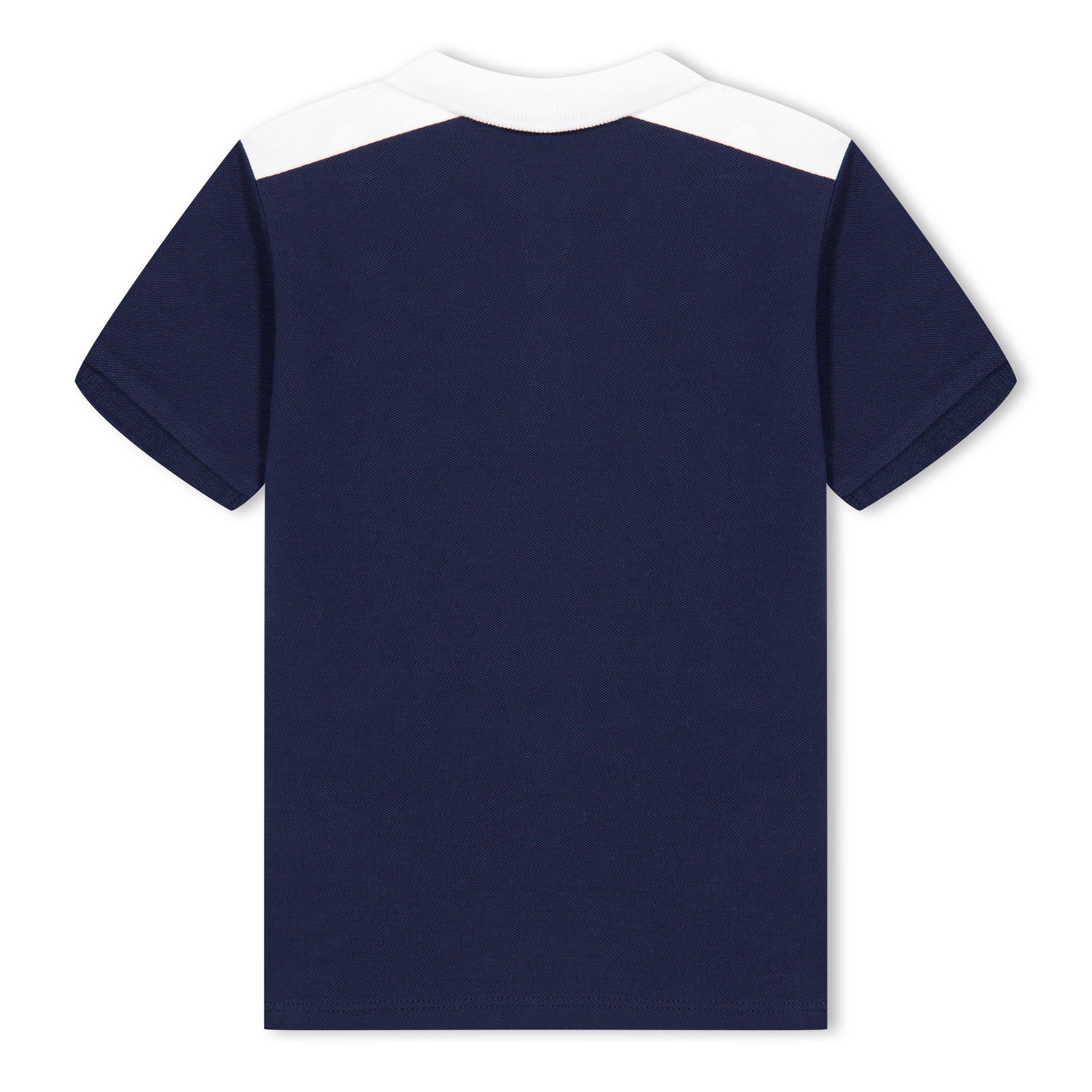 Navy 849 - Boss - Kids' Block Short Sleeve Polo Shirt - 2