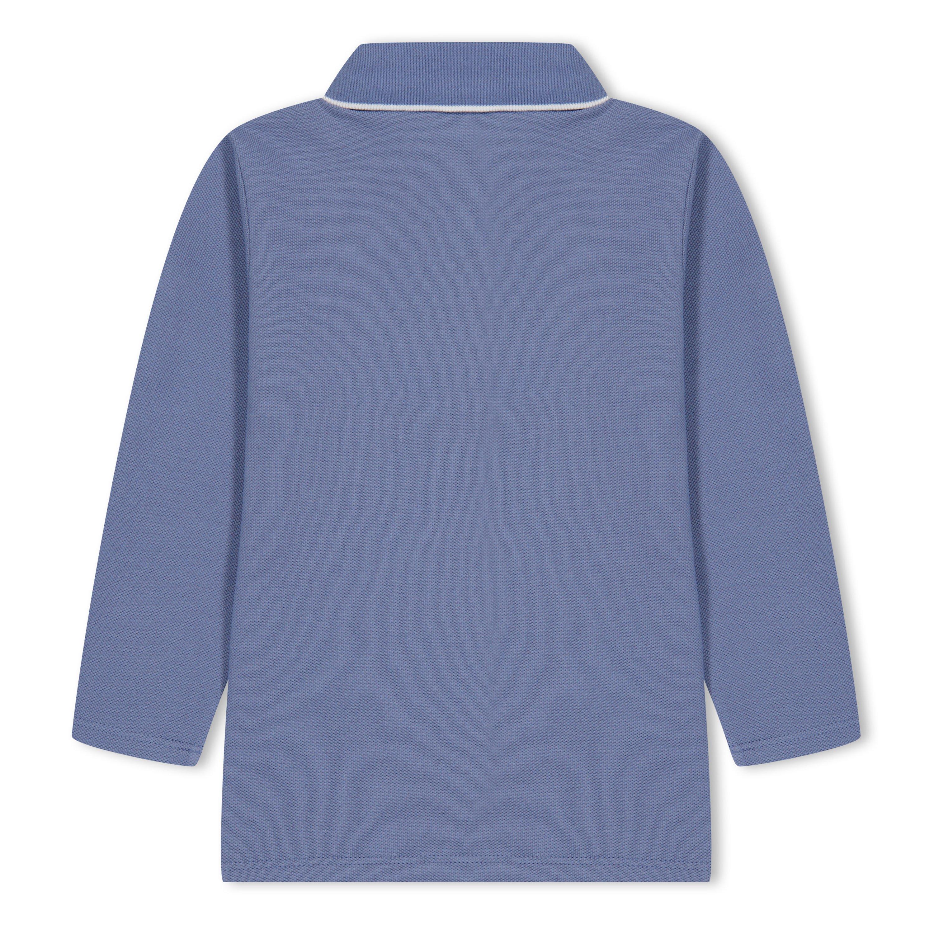 Med Grey 049 - Boss - Kids Long-Sleeve Polo Shirt - 2