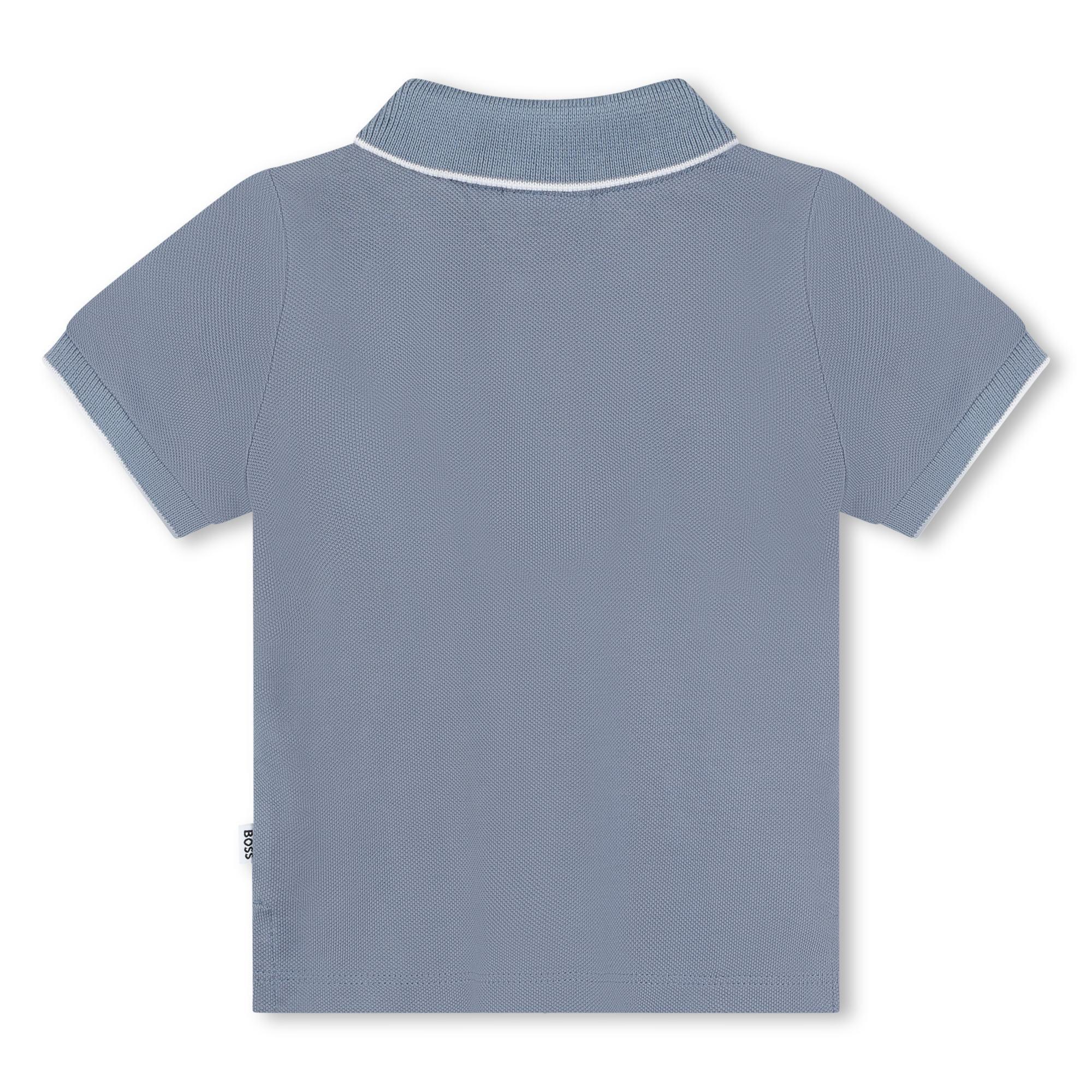 Med Grey 049 - Boss - Kids Short-Sleeve Polo Shirt - 2