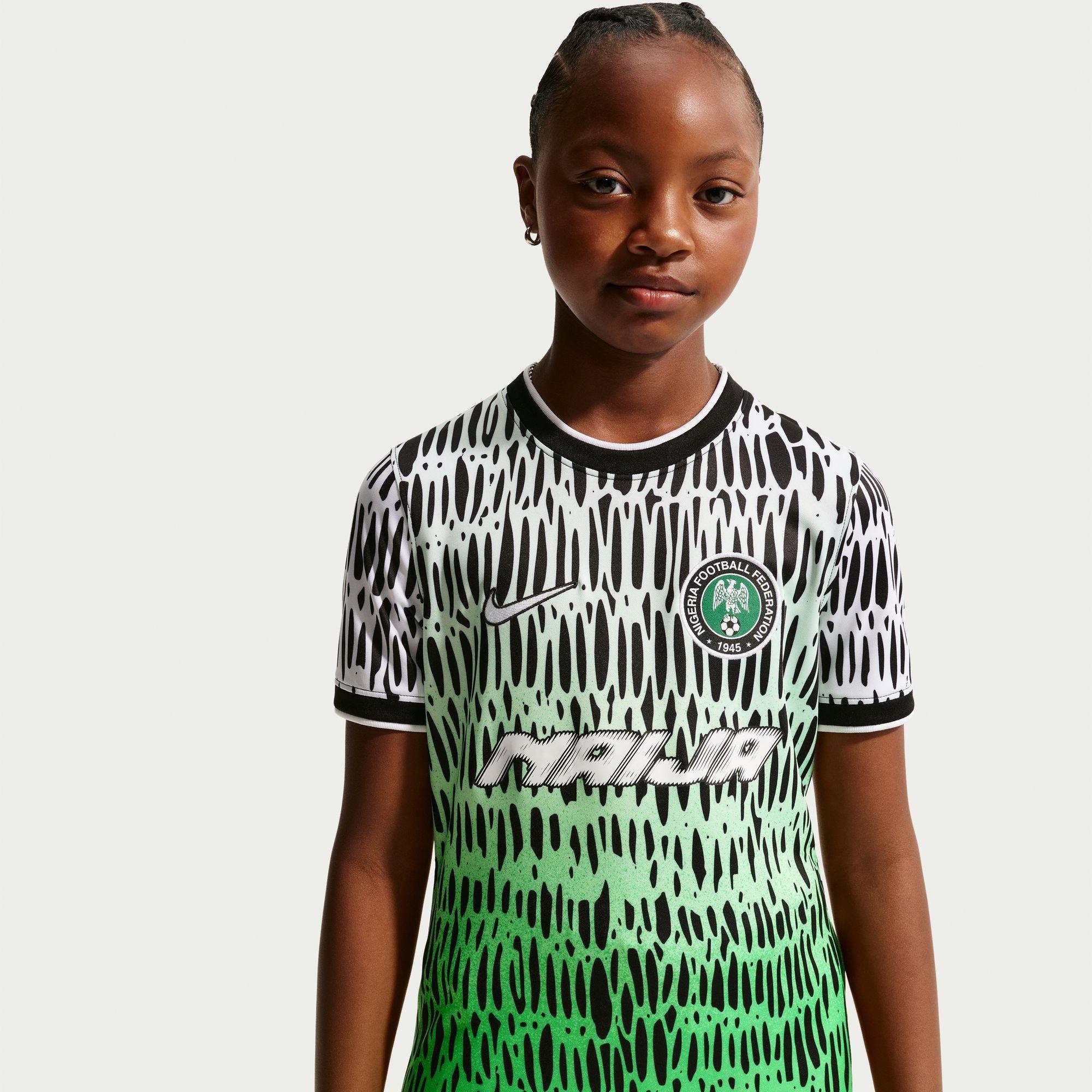 Black/White - Nike - Kids Nigeria Pre-Match T-Shirt 2026 - 2