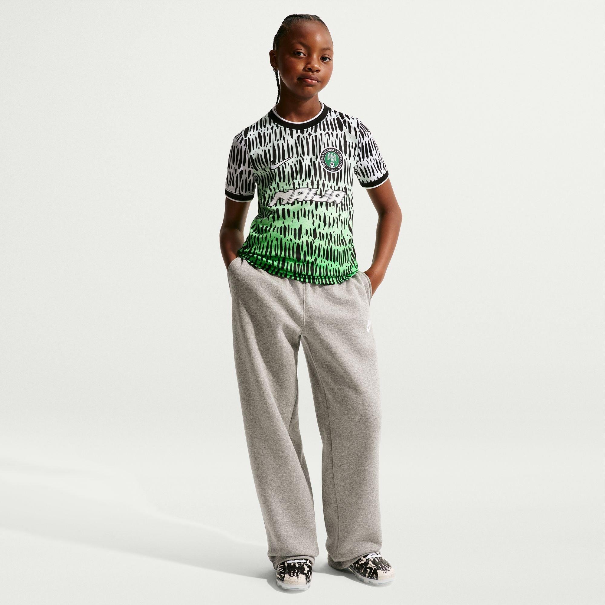 Black/White - Nike - Kids Nigeria Pre-Match T-Shirt 2026 - 6