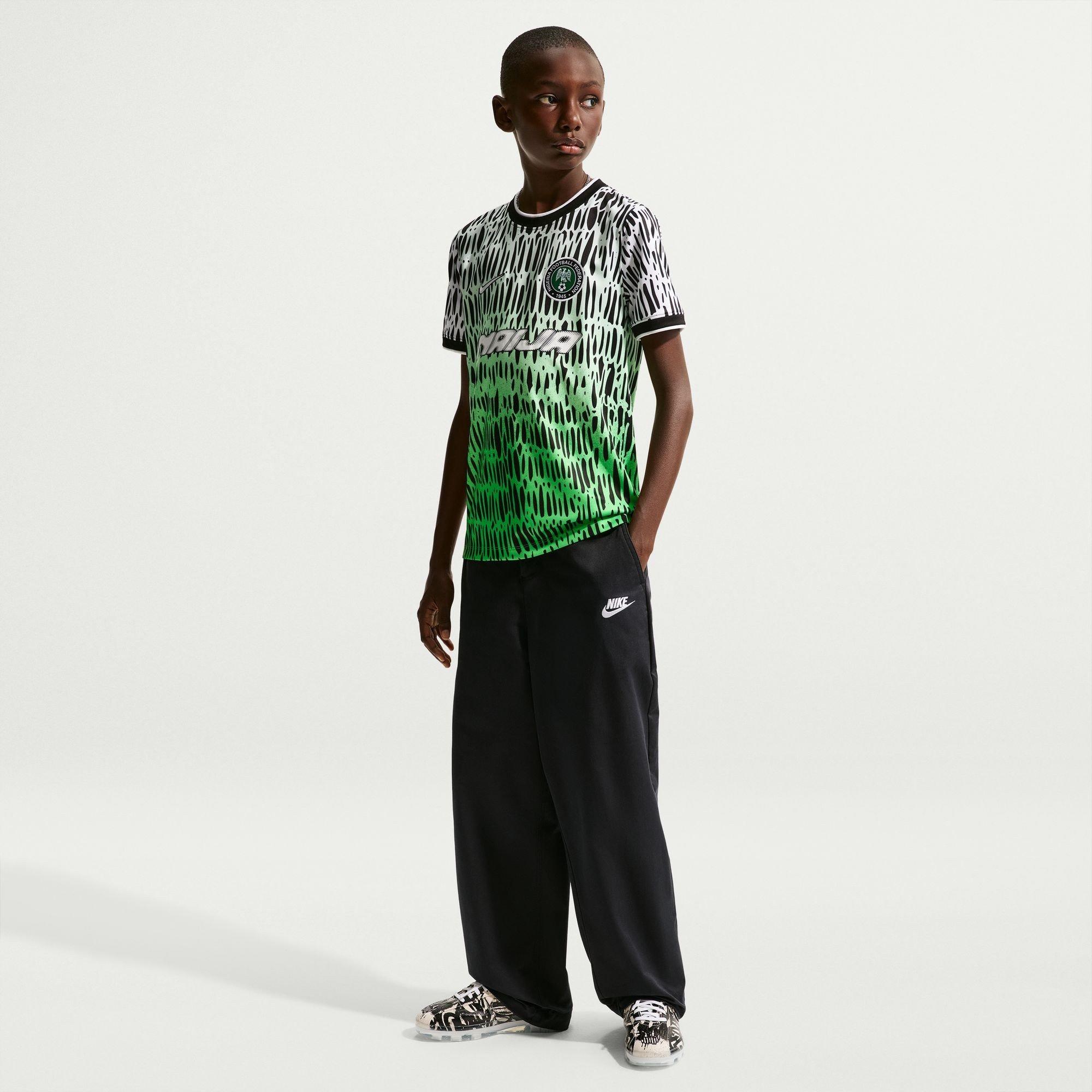 Black/White - Nike - Kids Nigeria Pre-Match T-Shirt 2026 - 7
