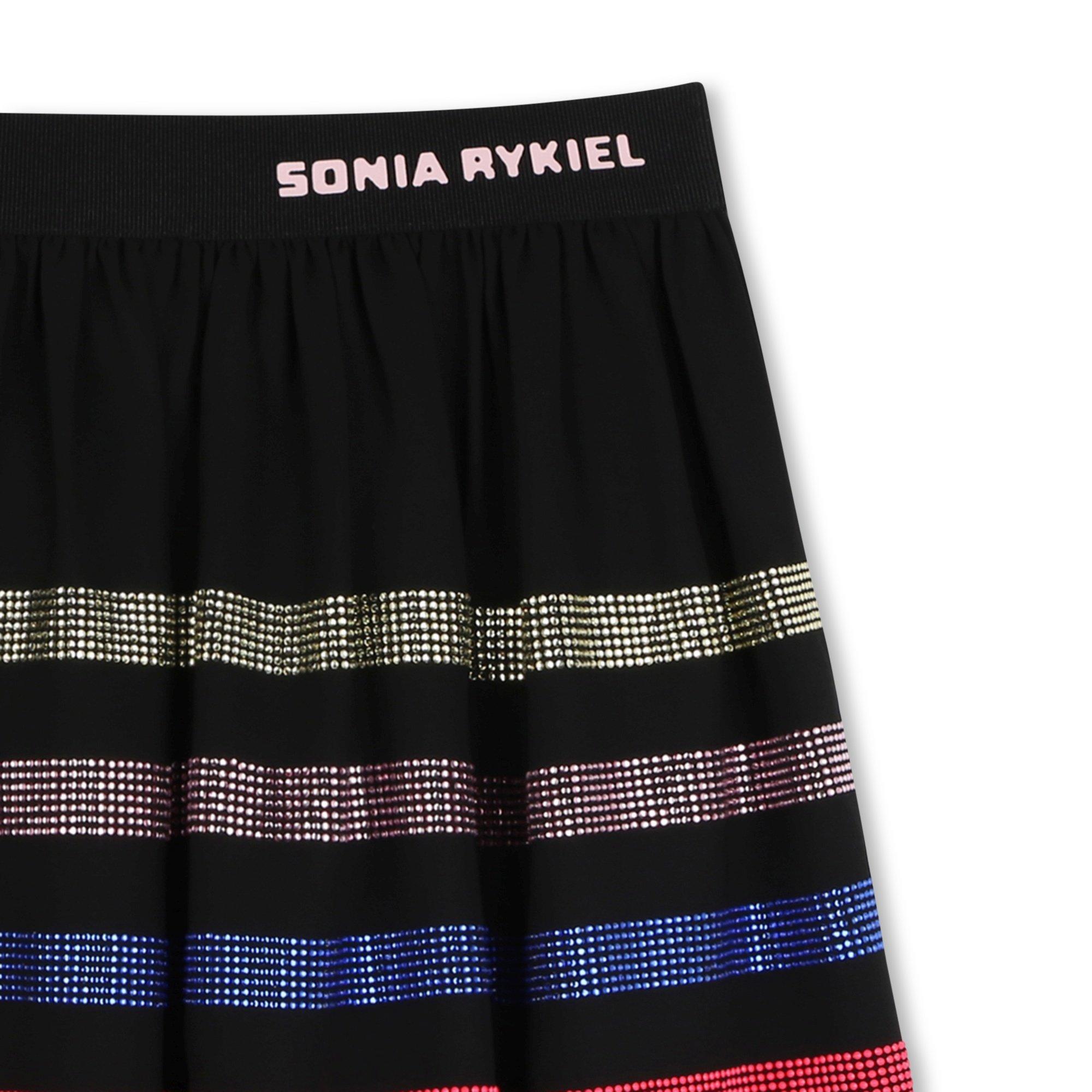 Black - Sonia Rykiel - Kids' Striped Tulle Skirt - 3