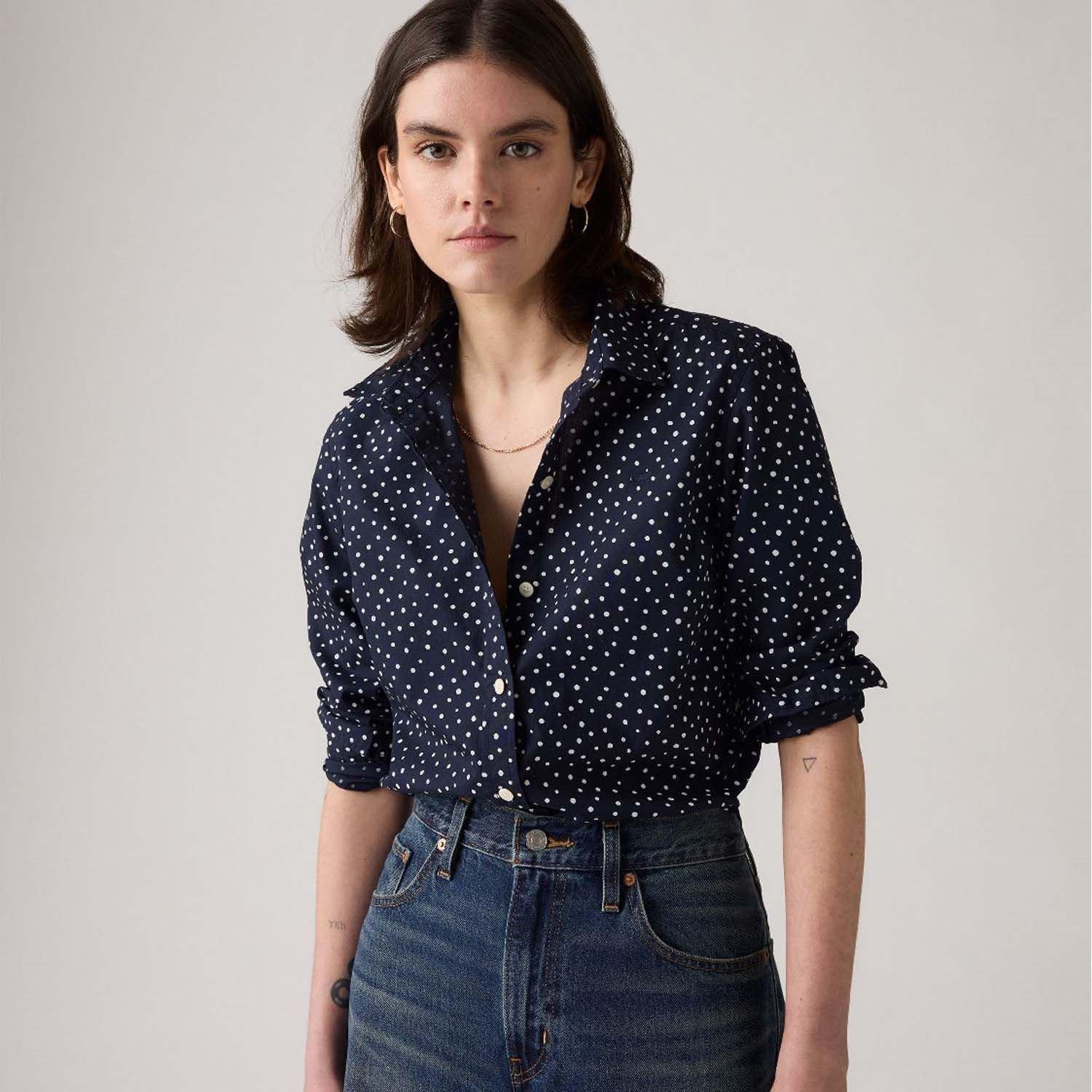 Blue - Levis - Classic Shirt - 1