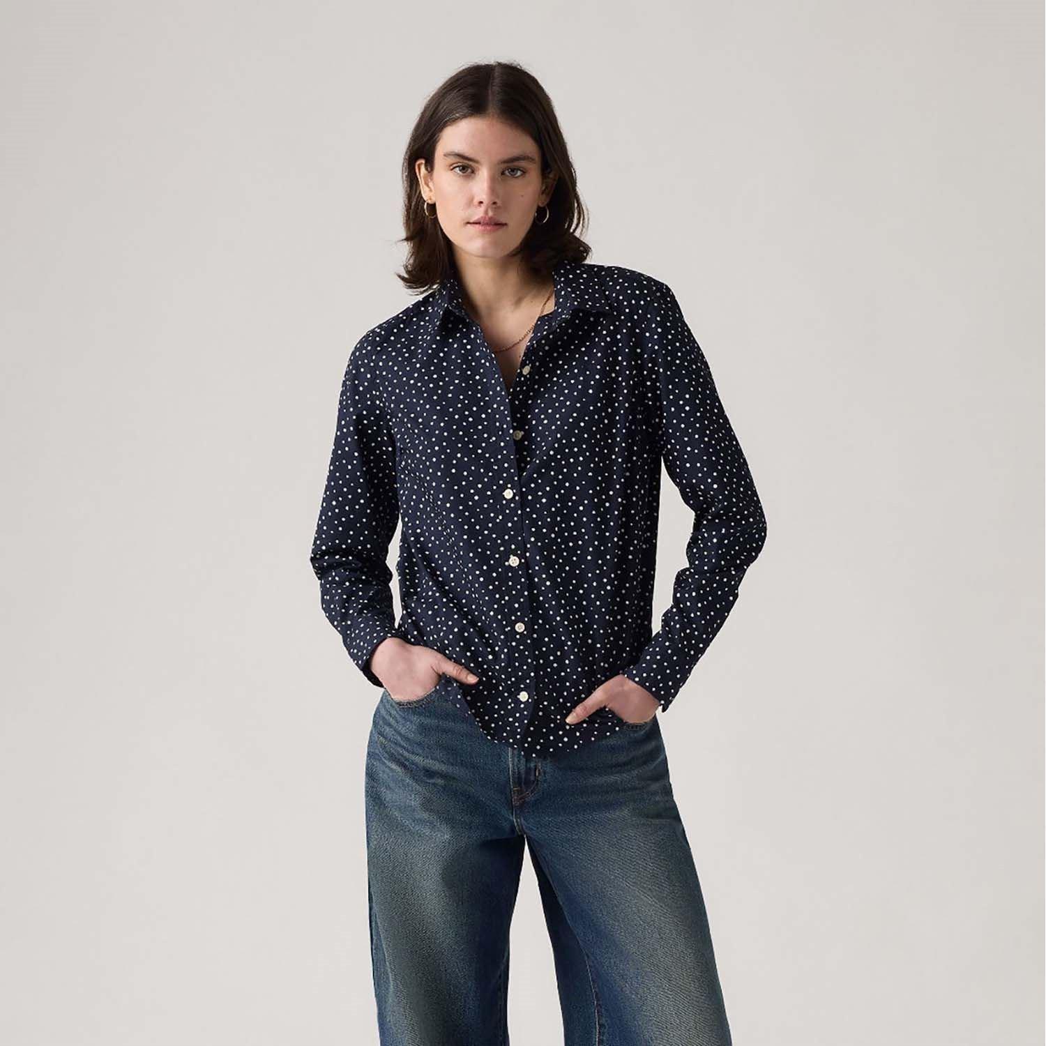 Blauw - Levis - Classic Shirt - 2