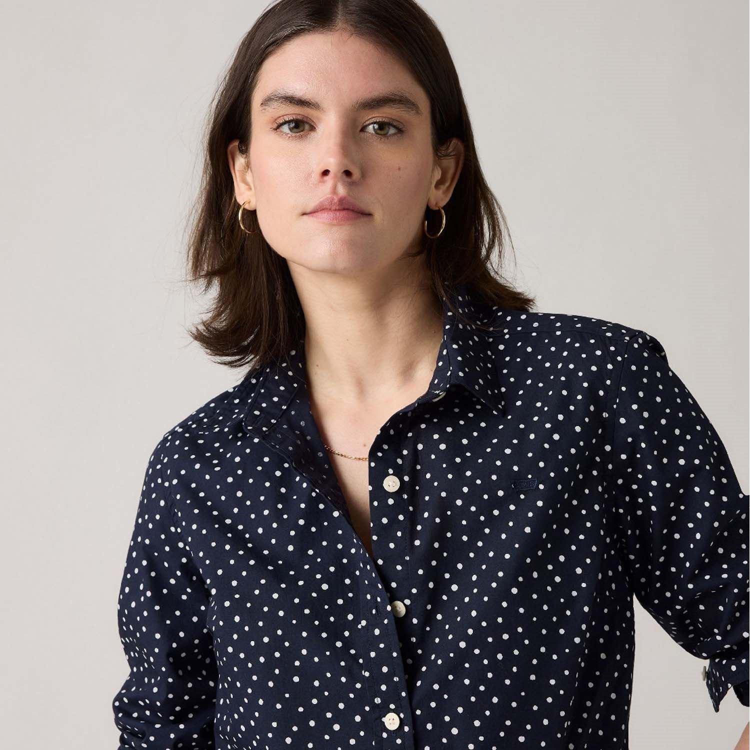 Blauw - Levis - Classic Shirt - 4
