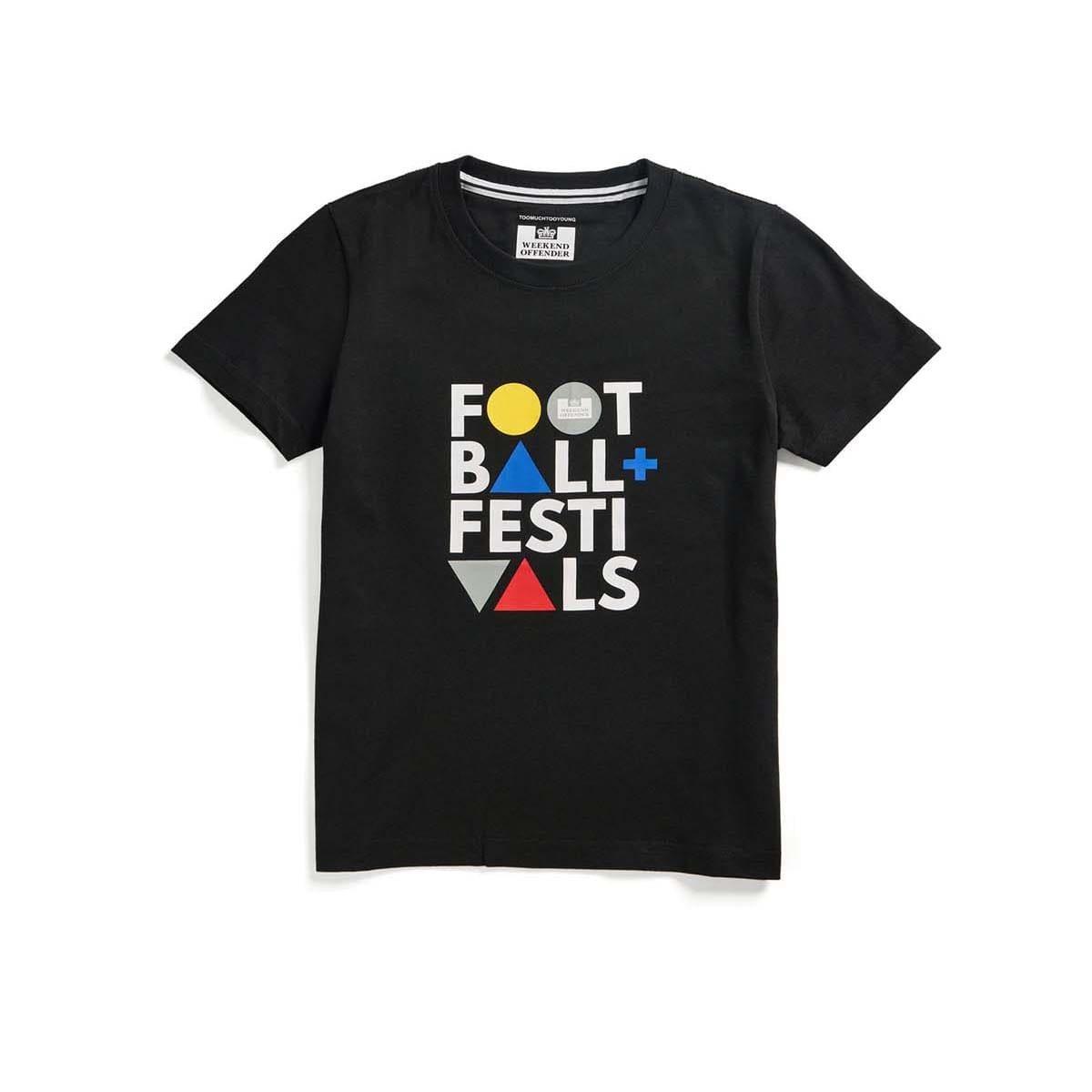 Black - Weekend Offender - Printed Football Festival T-Shirt - 3