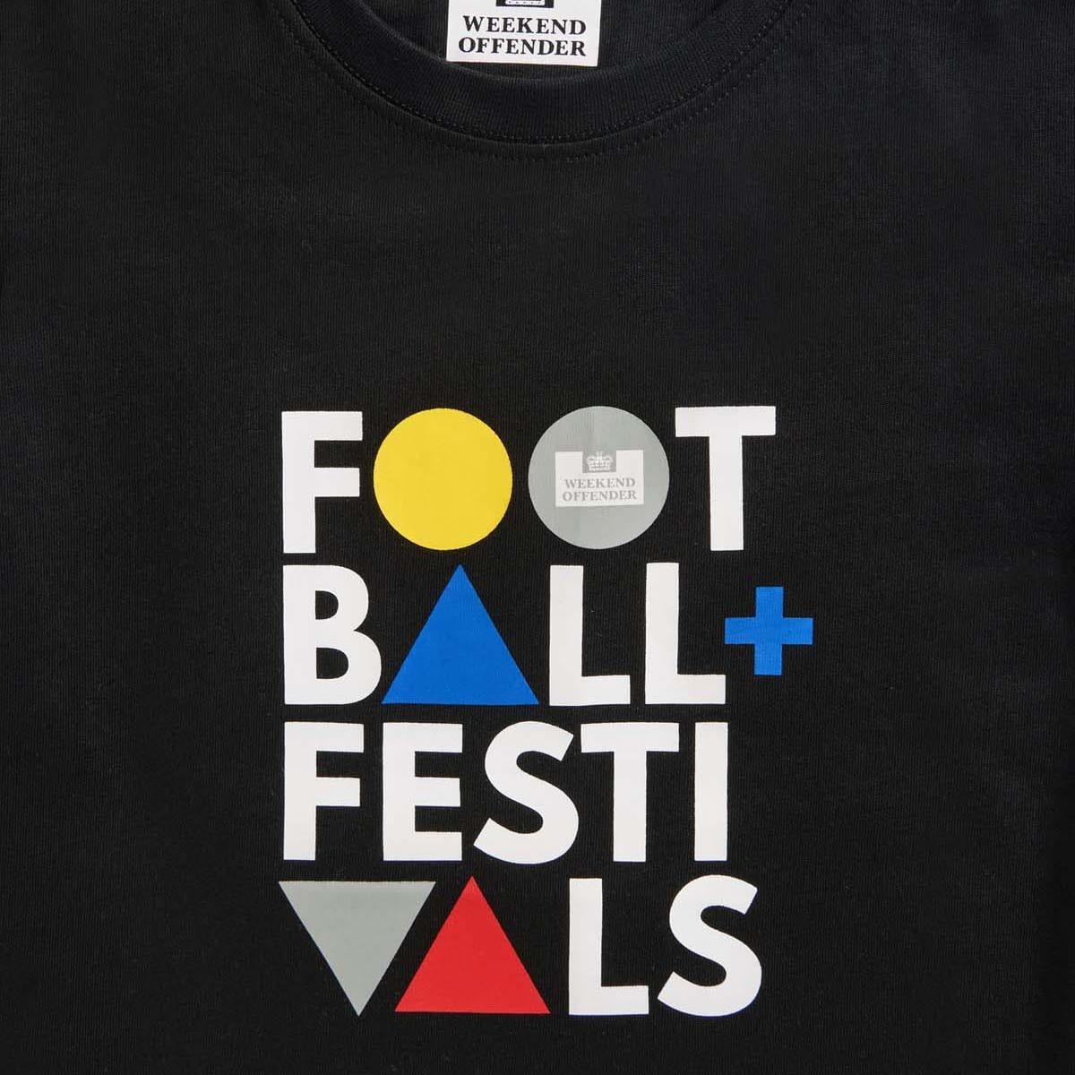 Black - Weekend Offender - Printed Football Festival T-Shirt - 4