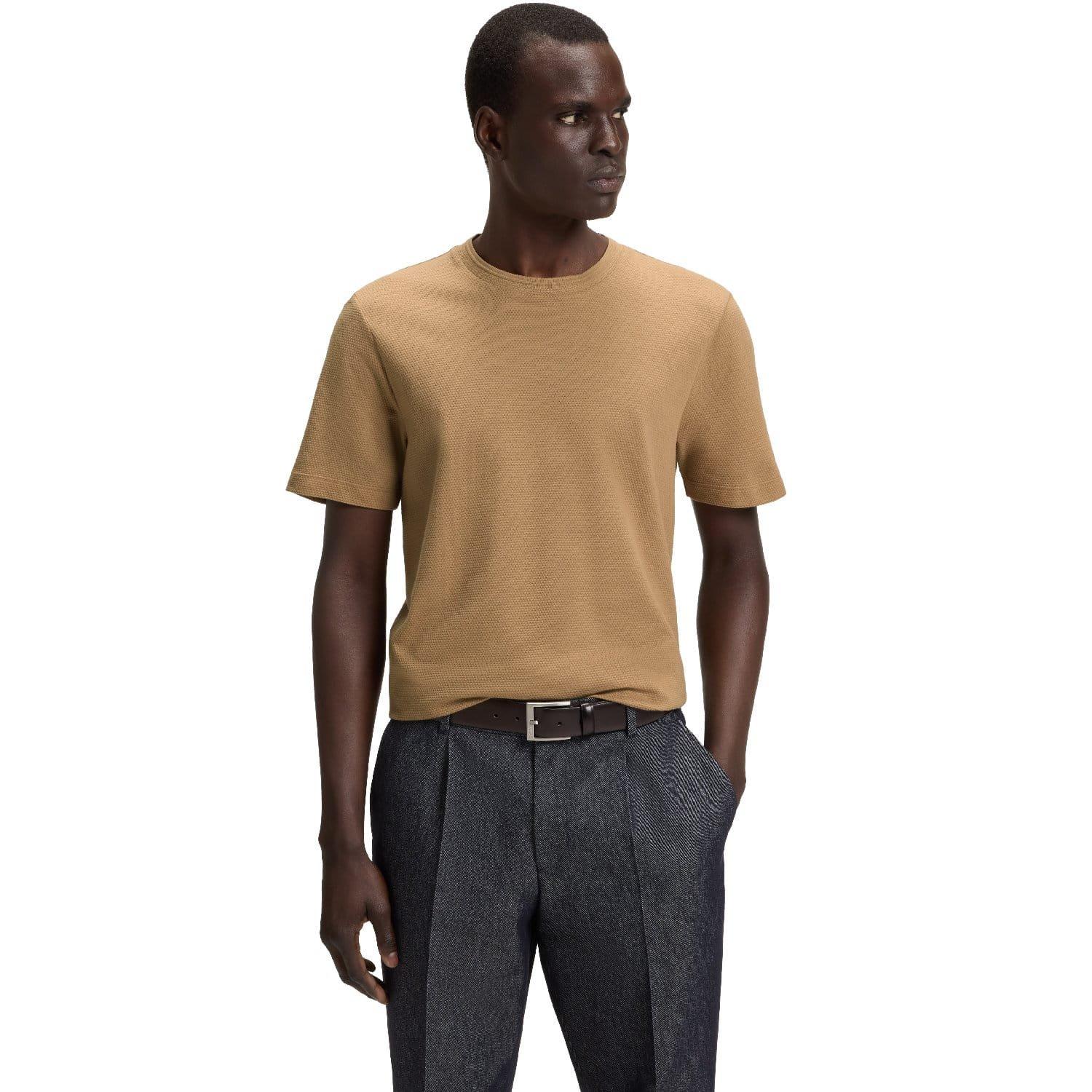 Beige - Boss - Tiburt 240 T-Shirt - 2