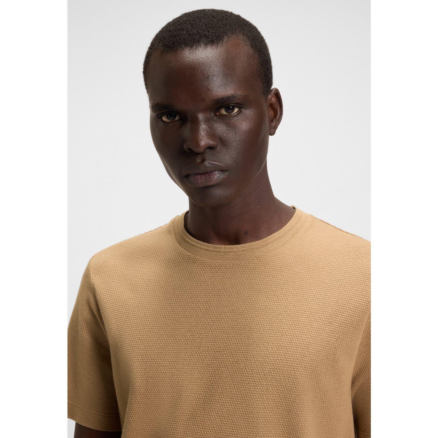 Beige - Boss - Tiburt 240 T-Shirt - 4