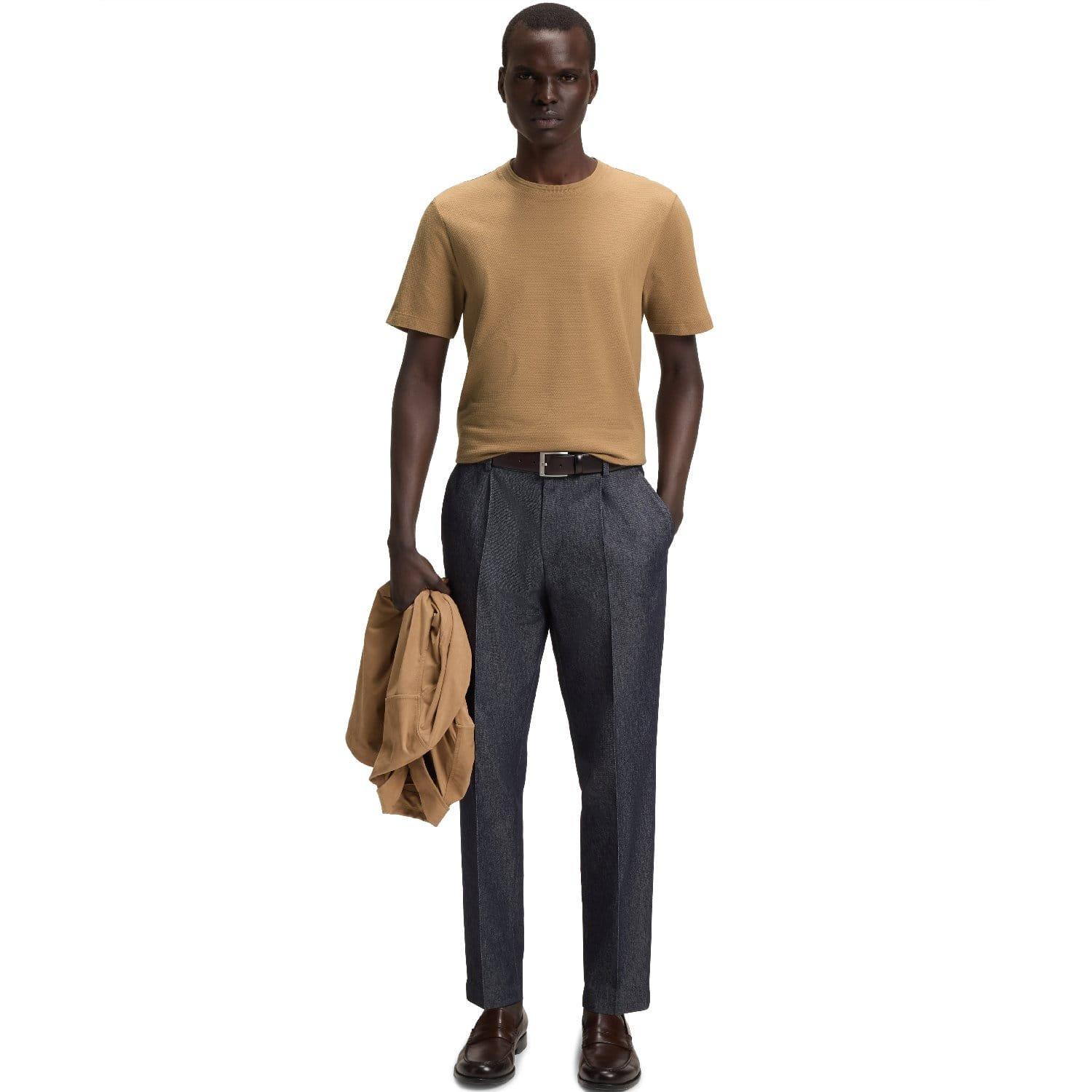 Beige - Boss - Tiburt 240 T-Shirt - 5