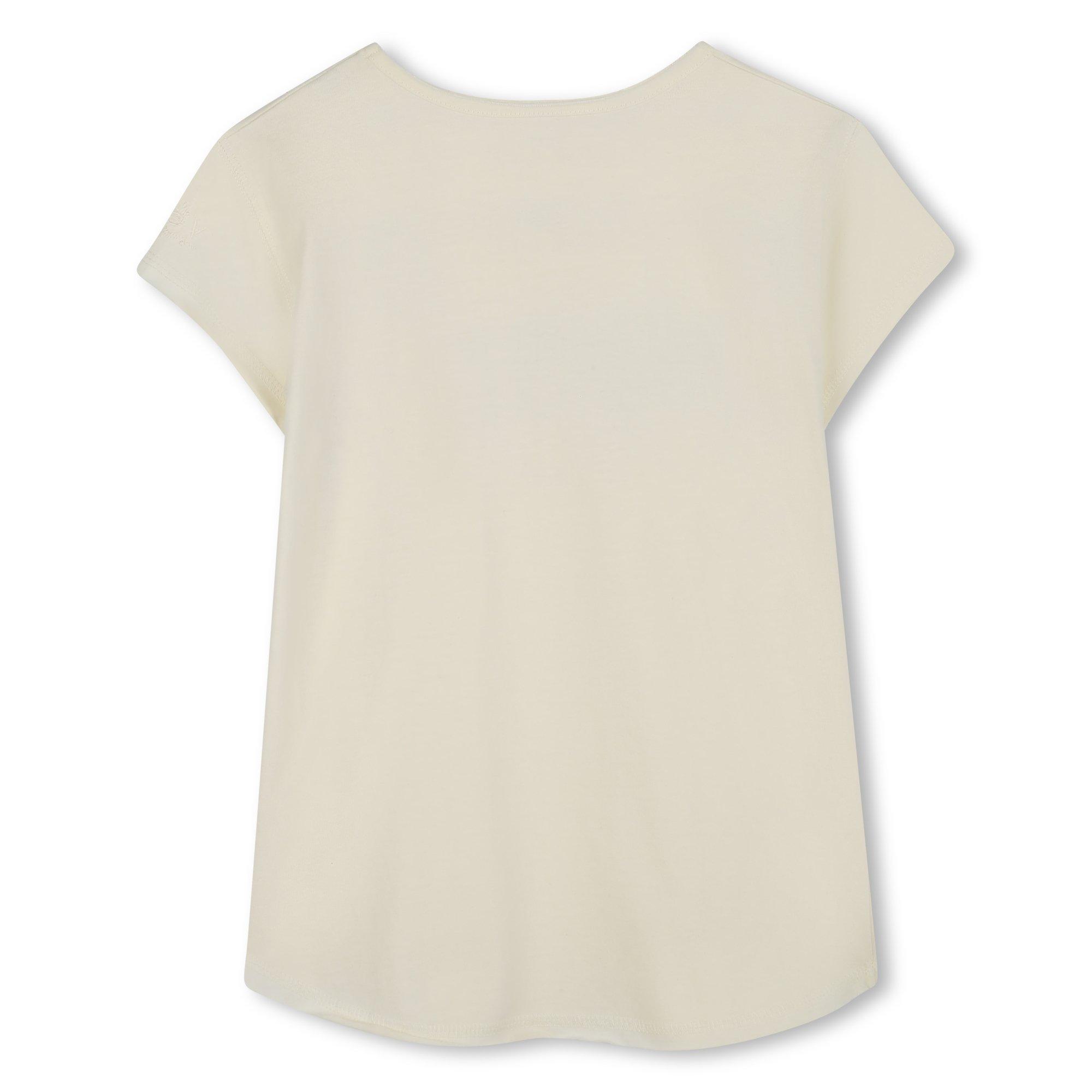 Cream - Zadig and Voltaire - Kids' Metallic Regular Fit T-Shirt - 2