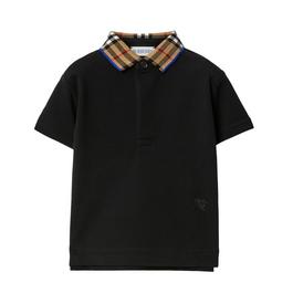 Burberry Check Collar Polo Shirt Infants