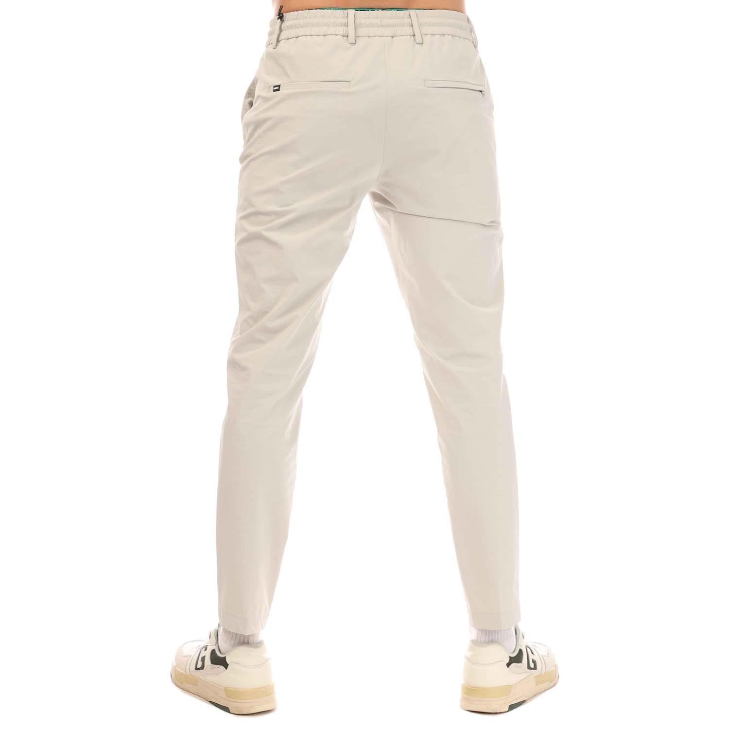 White - Boss - P-Genius Trousers - 3