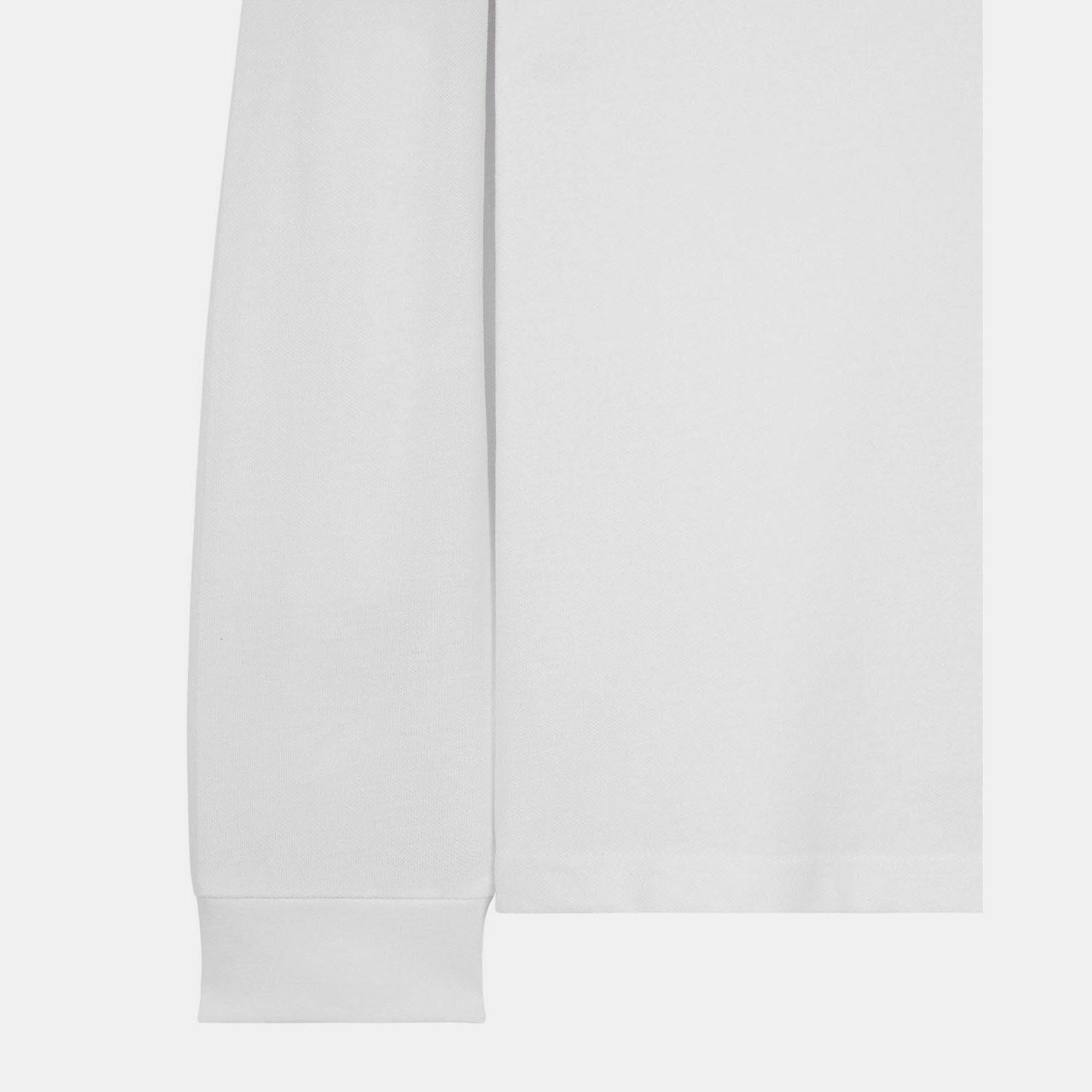 White - Weekend Offender - Dice Long Sleeve Polo Shirt - 6