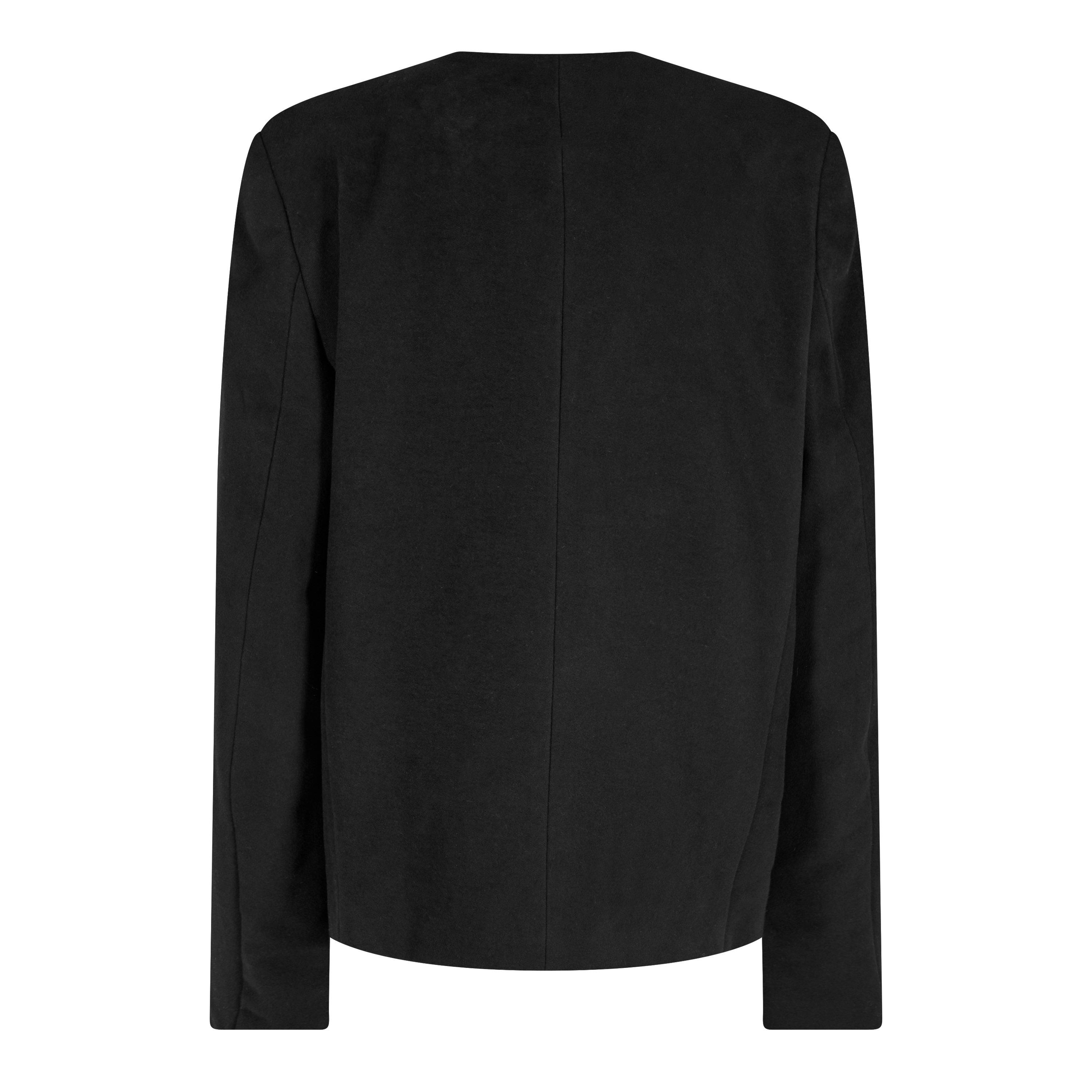 black/gold - Balmain - Unisex Kids' Embroidered Logo Quilted Jacket - 2