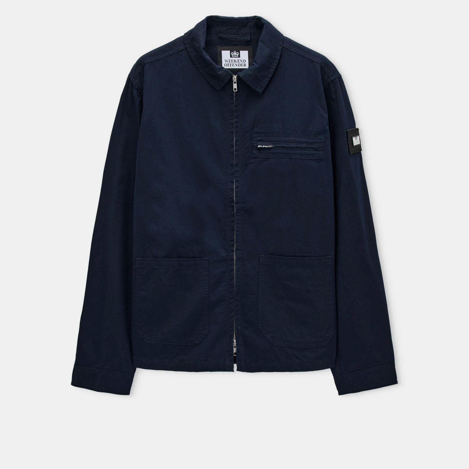 Navy - Weekend Offender - Caleb Service Overshirt - 1