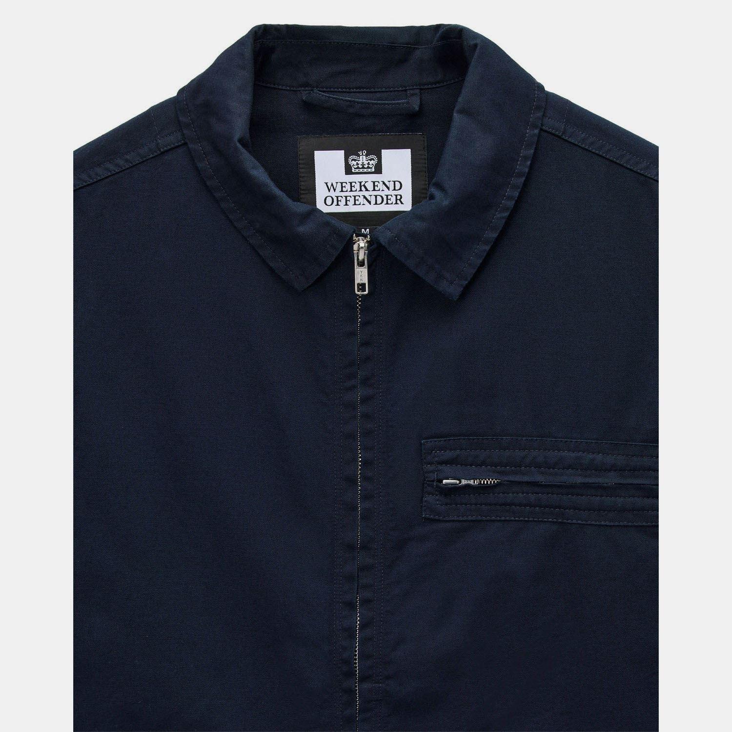 Navy - Weekend Offender - Caleb Service Overshirt - 5