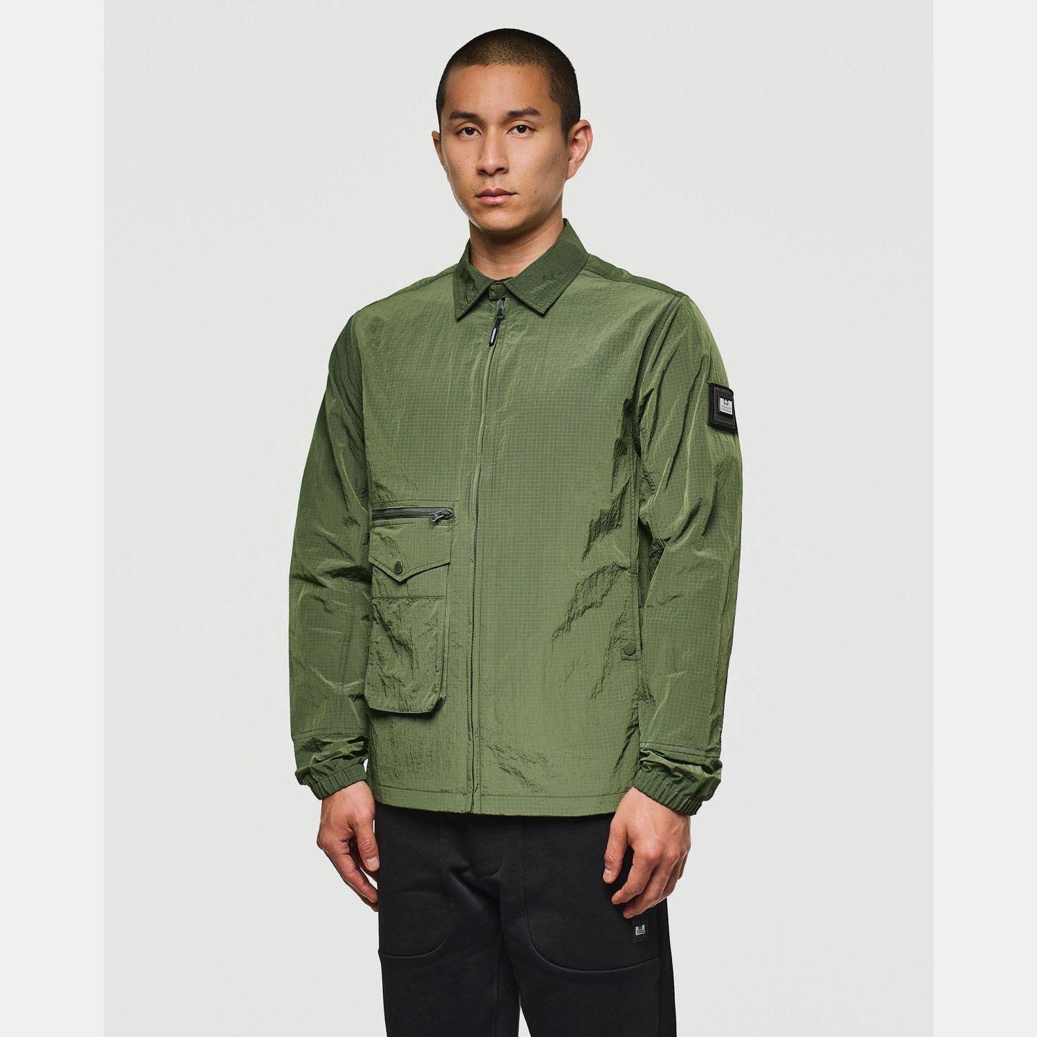 Green - Weekend Offender - Vinnie Pocket Overshirt - 2