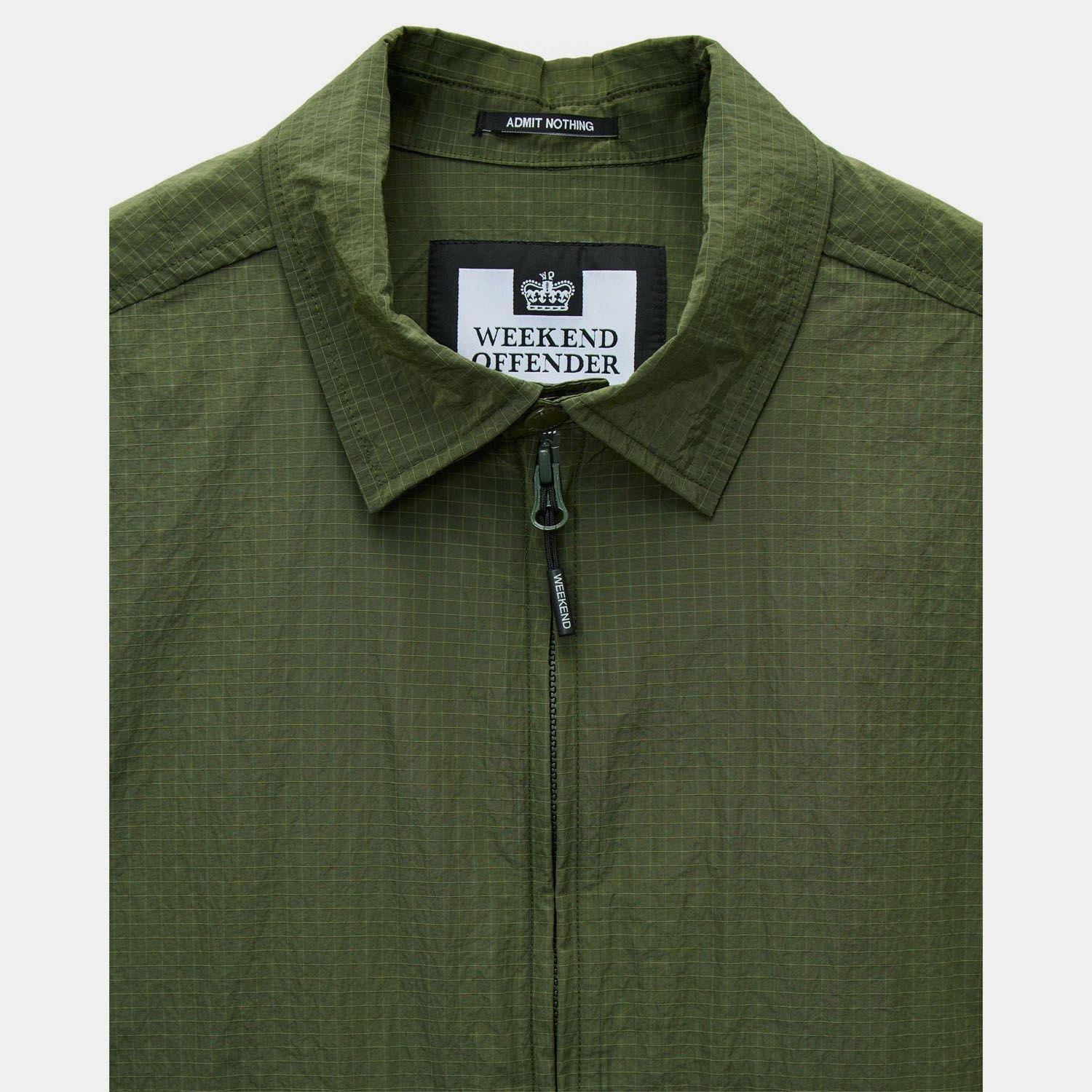 Green - Weekend Offender - Vinnie Pocket Overshirt - 5