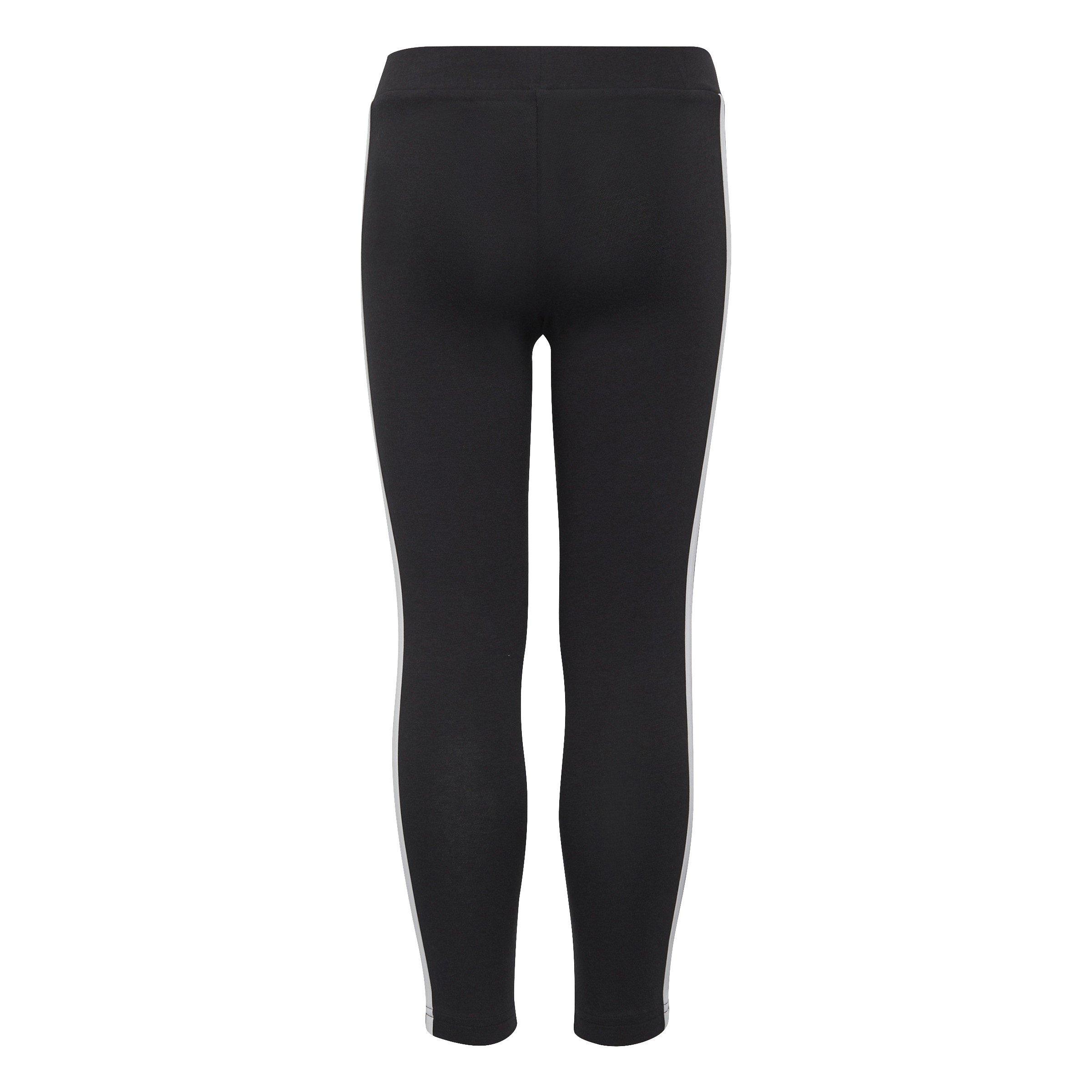 Negro/Blanco - adidas - Essentials 3-Stripes Leggings Infant Girls - 2