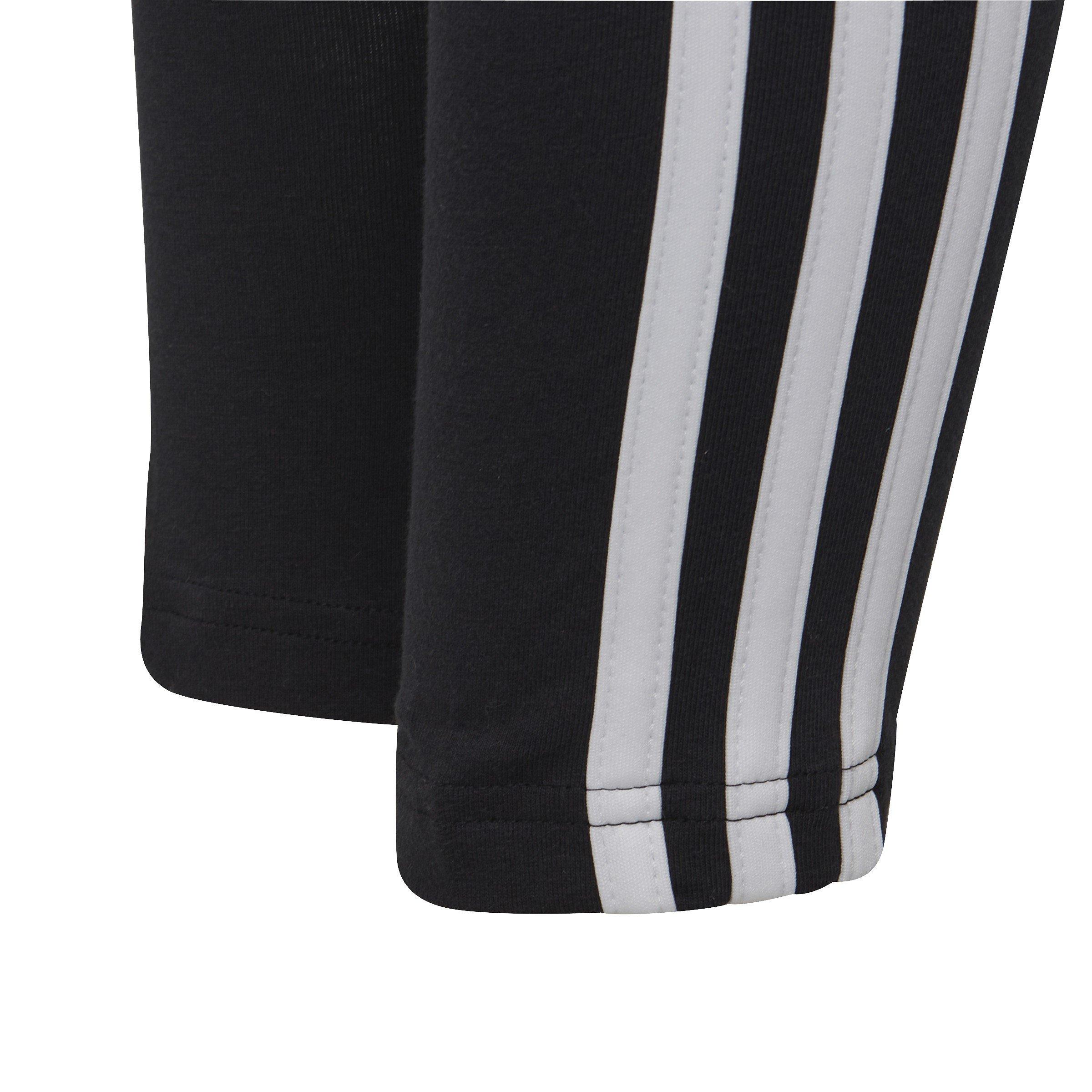 Negro/Blanco - adidas - Essentials 3-Stripes Leggings Infant Girls - 5