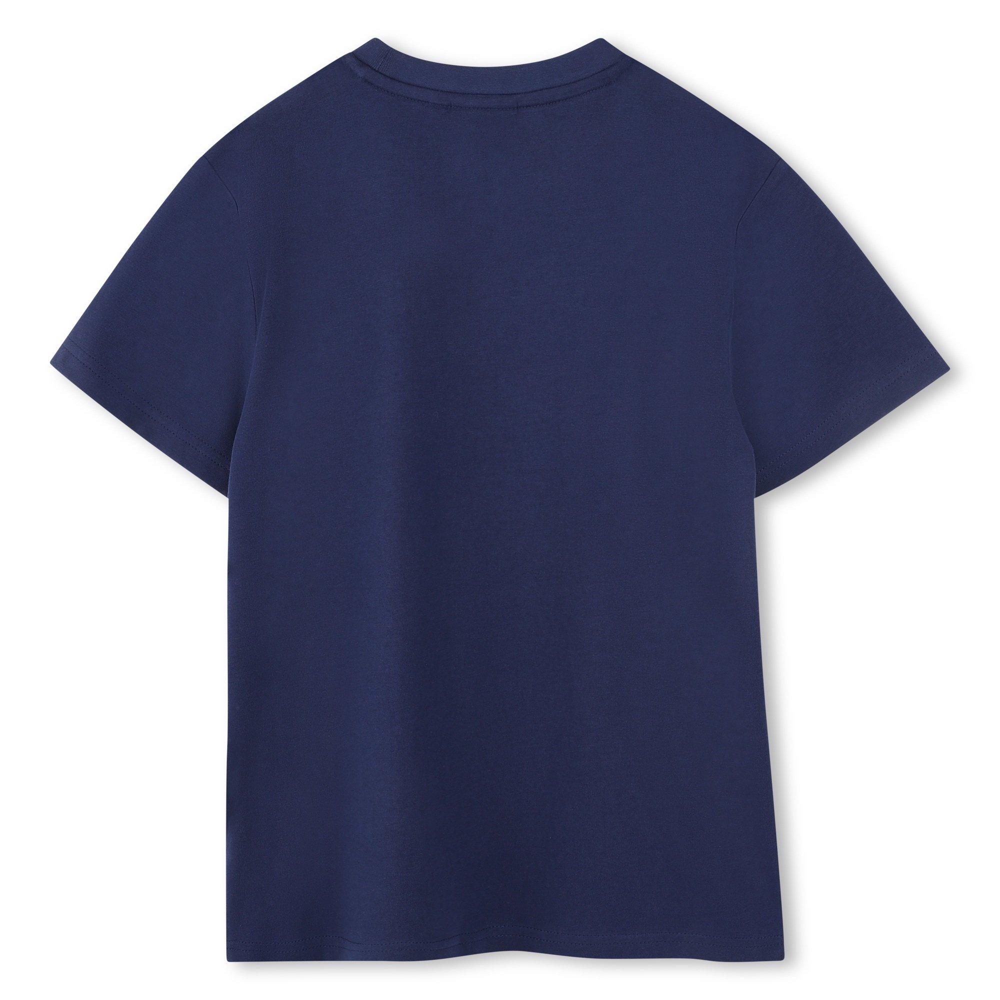 Navy Blue - Hugo - Stacked Logo T-Shirts Infants - 2